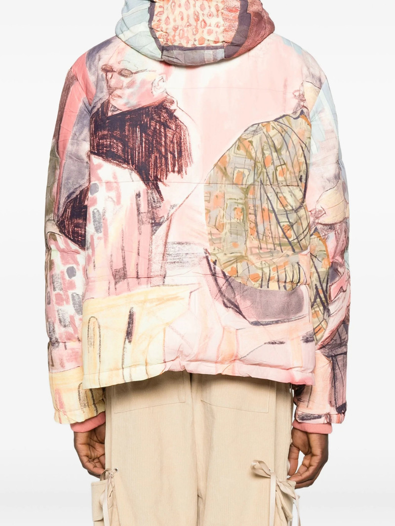 Kidsuper Hooded Graphic-print Jacket 4