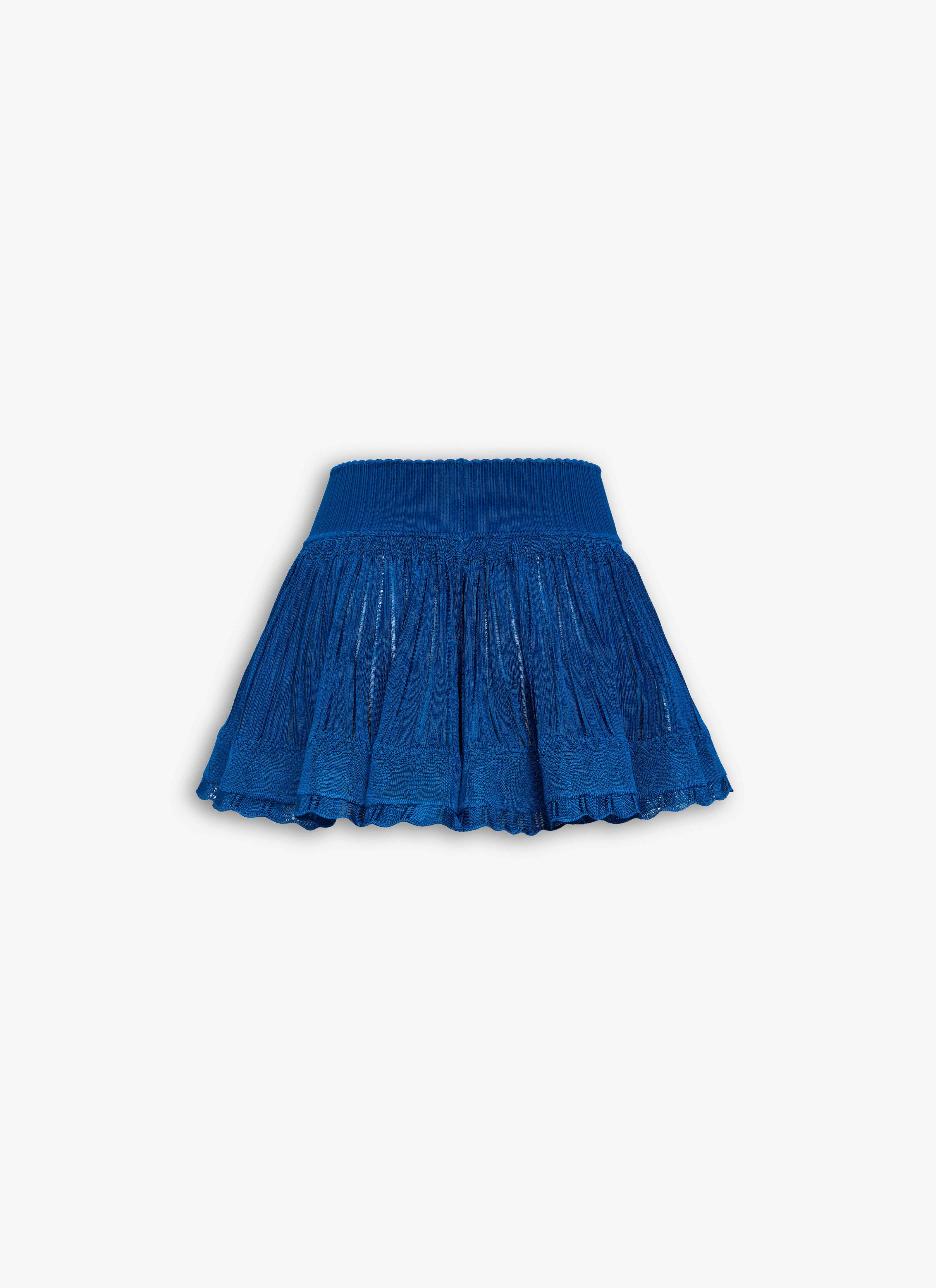 CRINOLINE KNIT SHORTS - 2