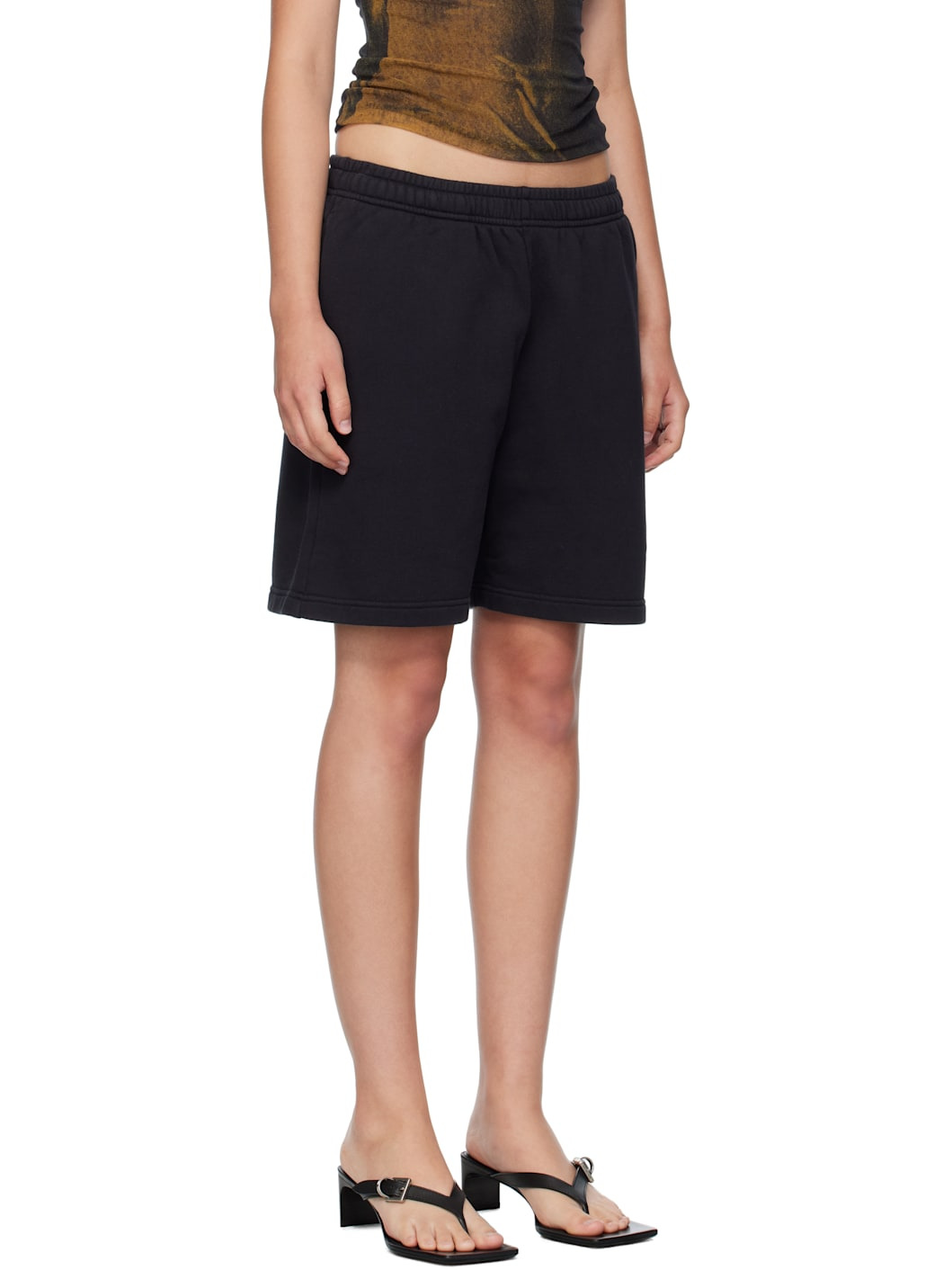 Black Fleece Shorts - 2