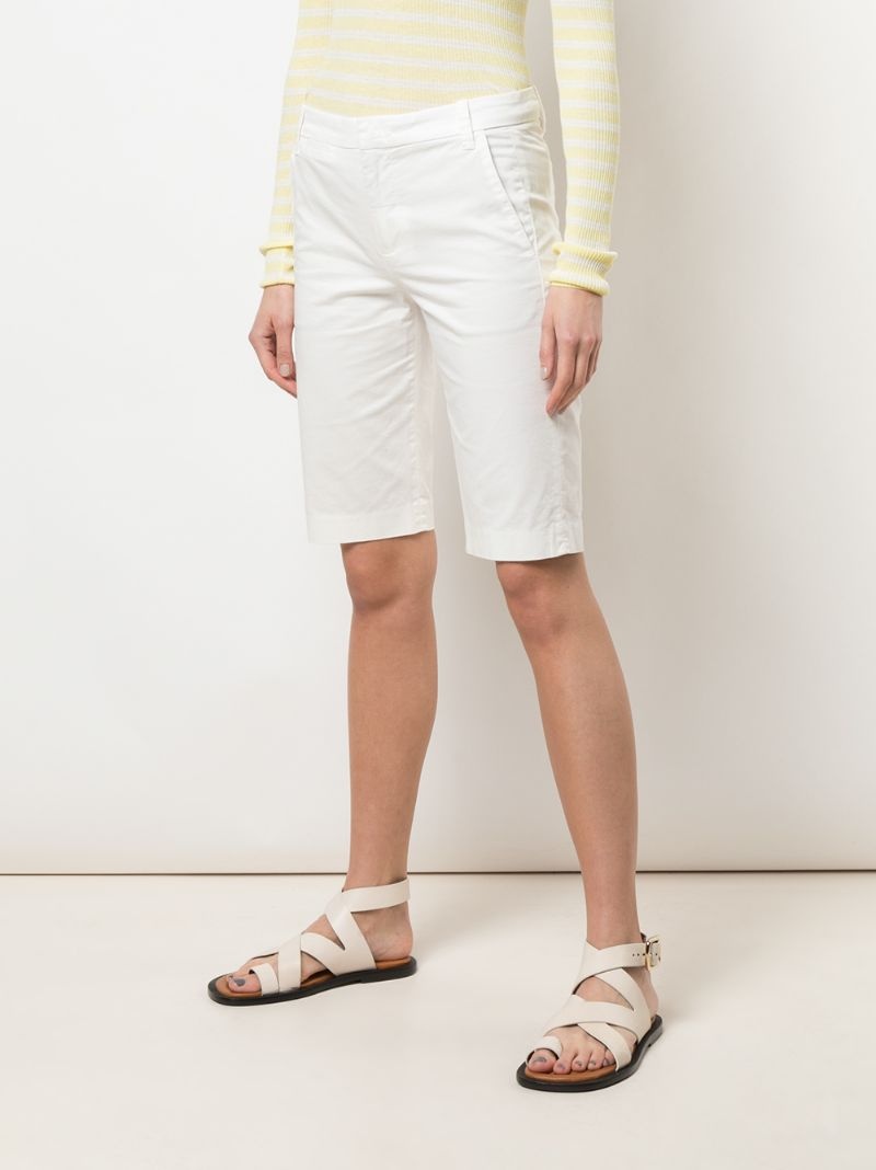knee-length side pocket chino shorts - 3