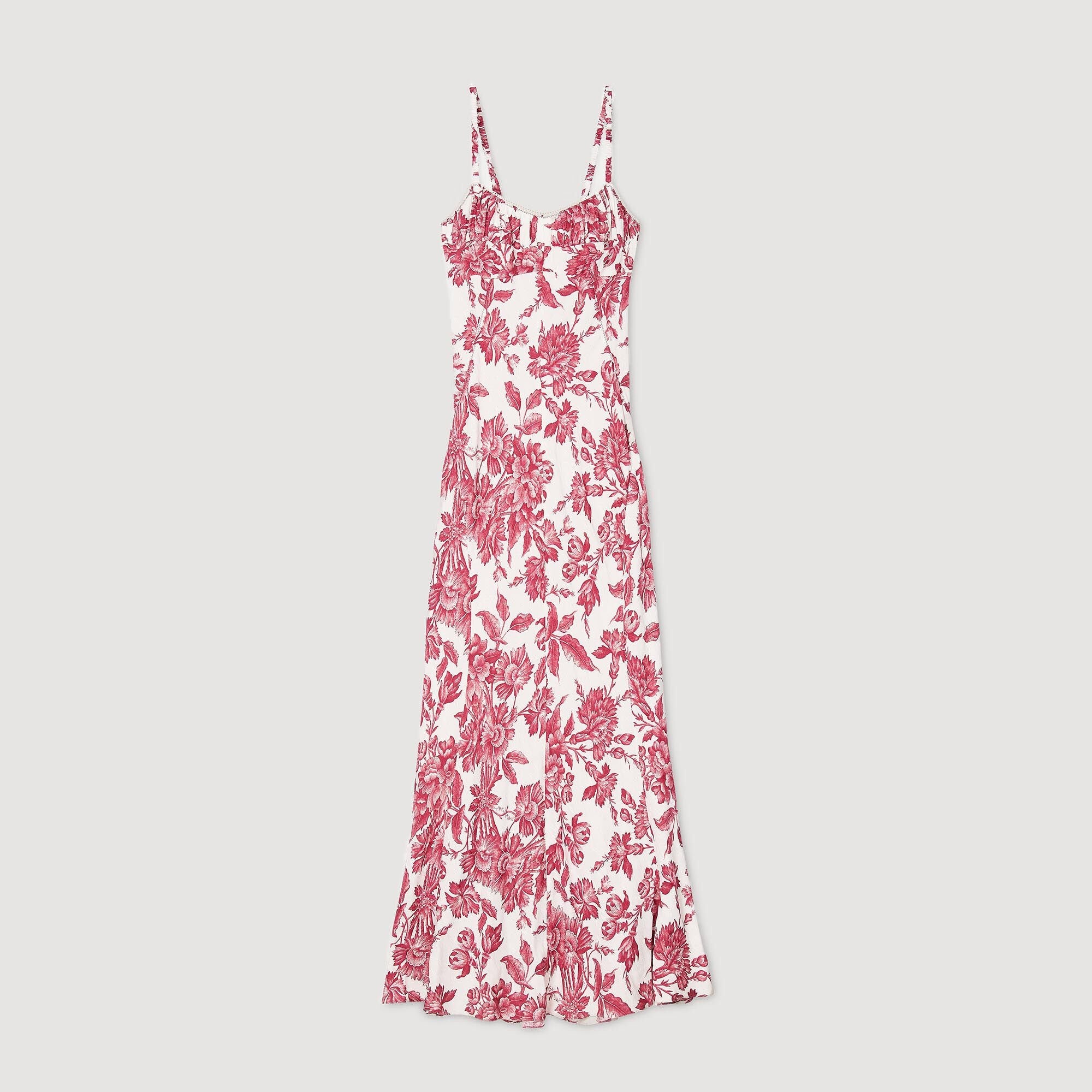 FLORAL PRINT MAXI DRESS - 6
