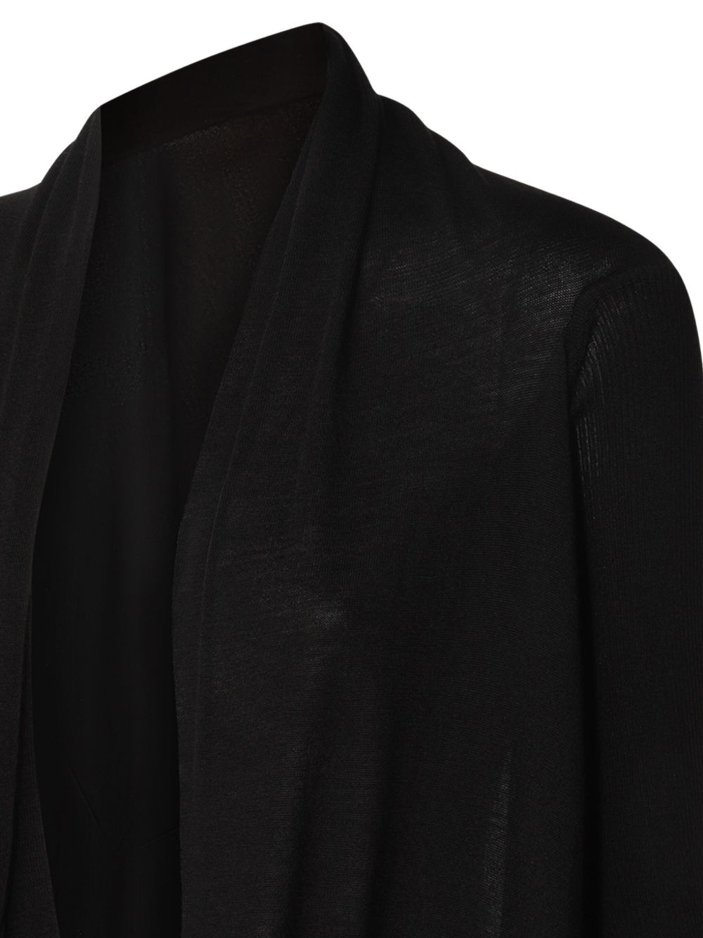 asymmetric drape coat - 3