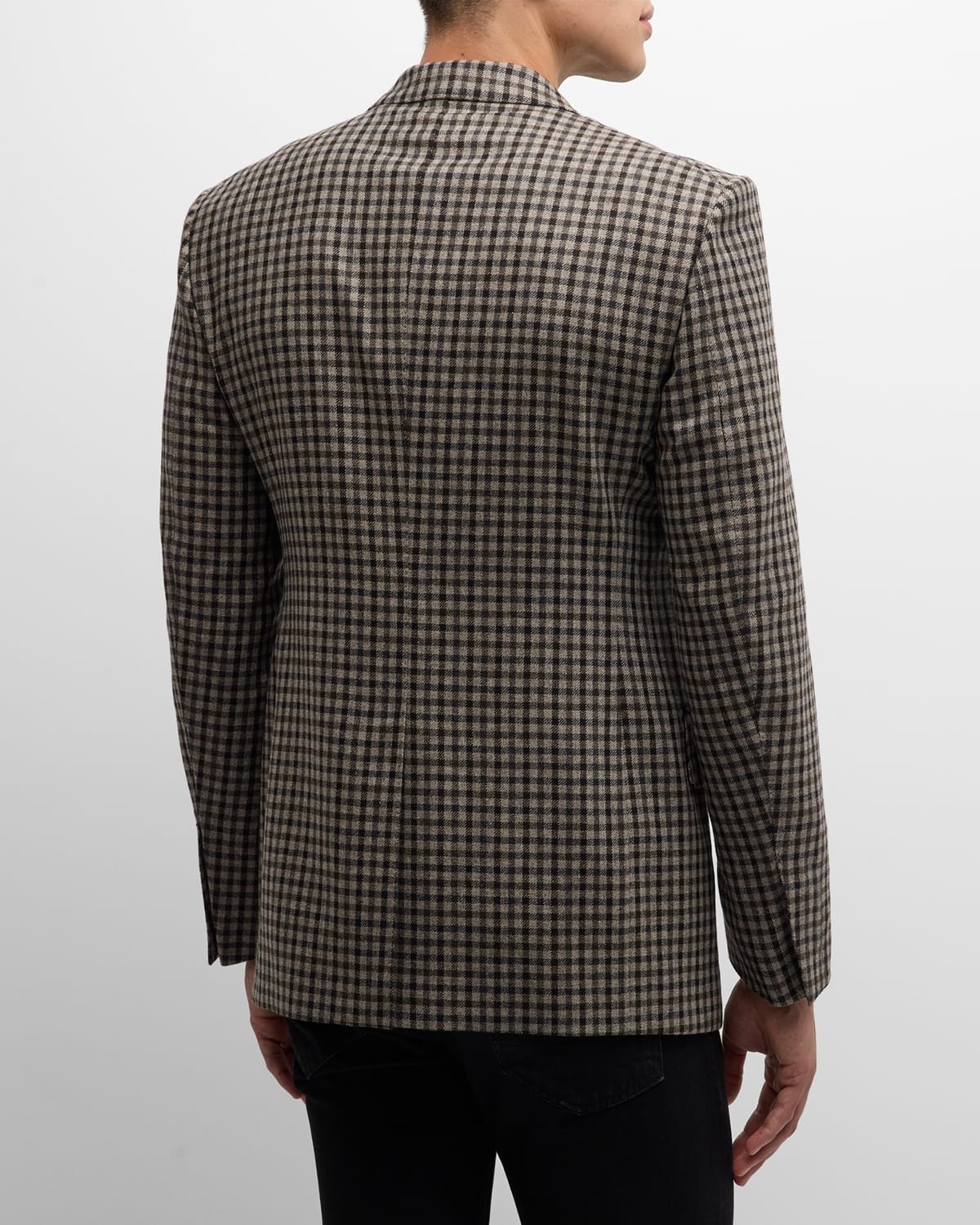 Men's Damier Shelton Check Sport Coat - 6