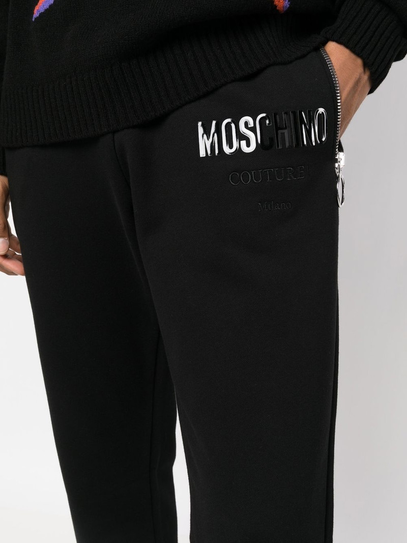 slim-cut track pants 5