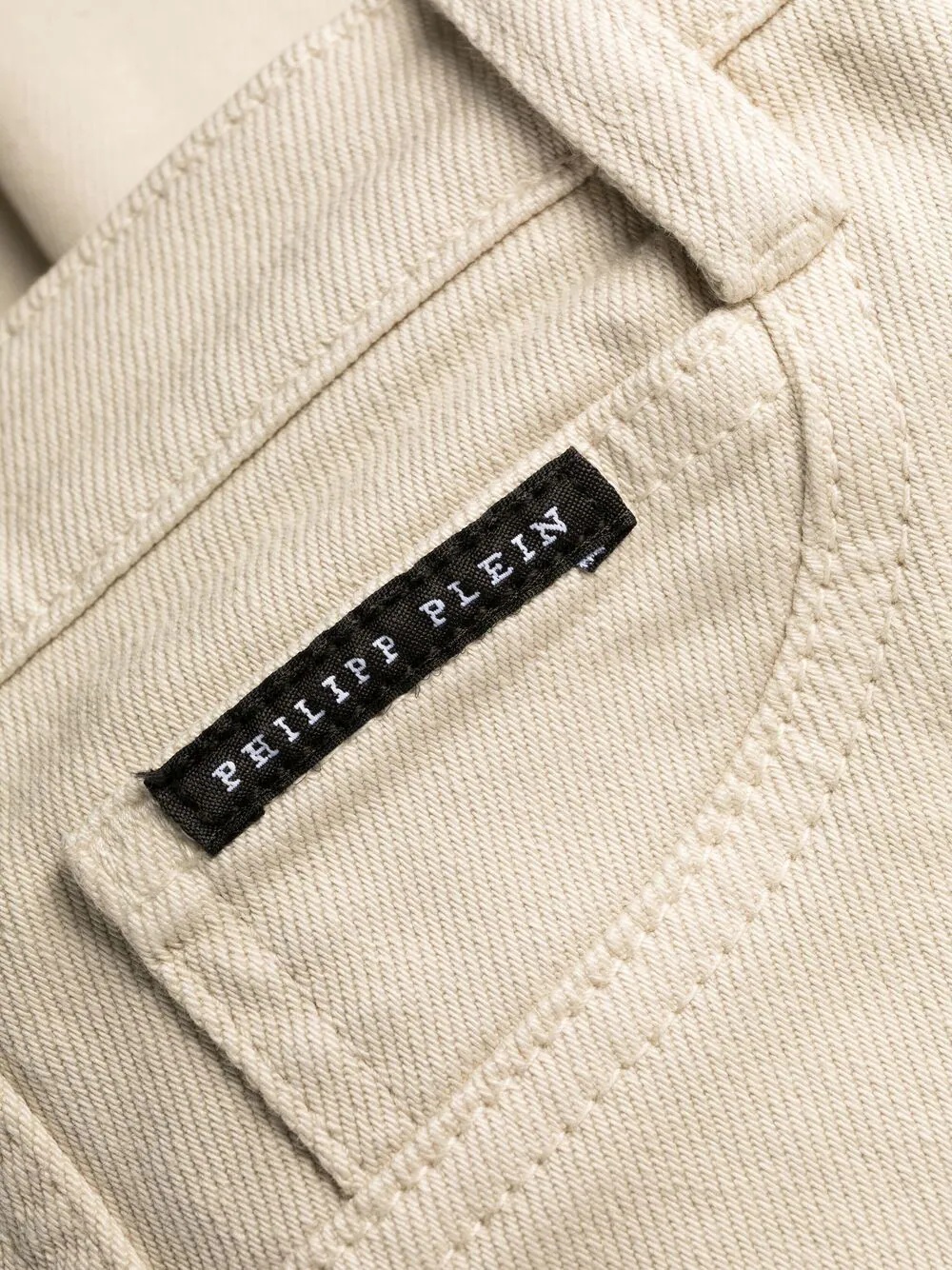 logo patch high-waisted jeggings - 8