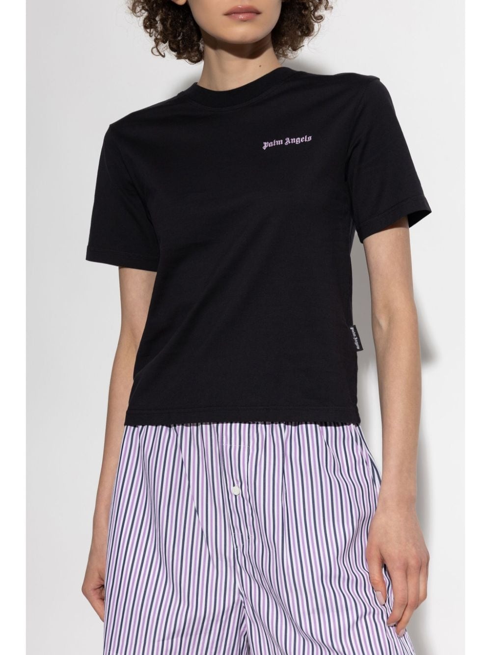 logo-embroidered T-shirt - 3