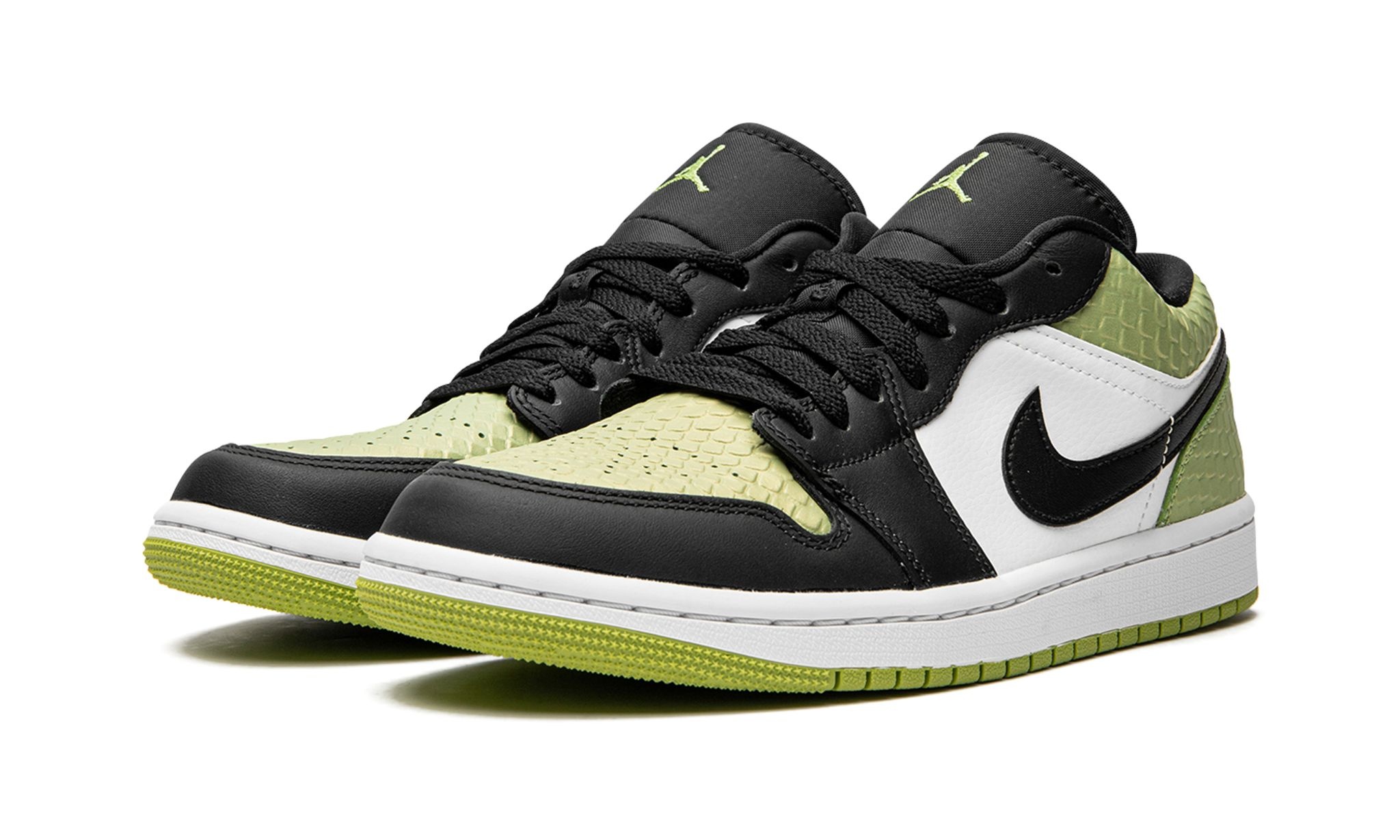 WMNS Air Jordan 1 Low SE "Vivid Green Snakeskin" - 2