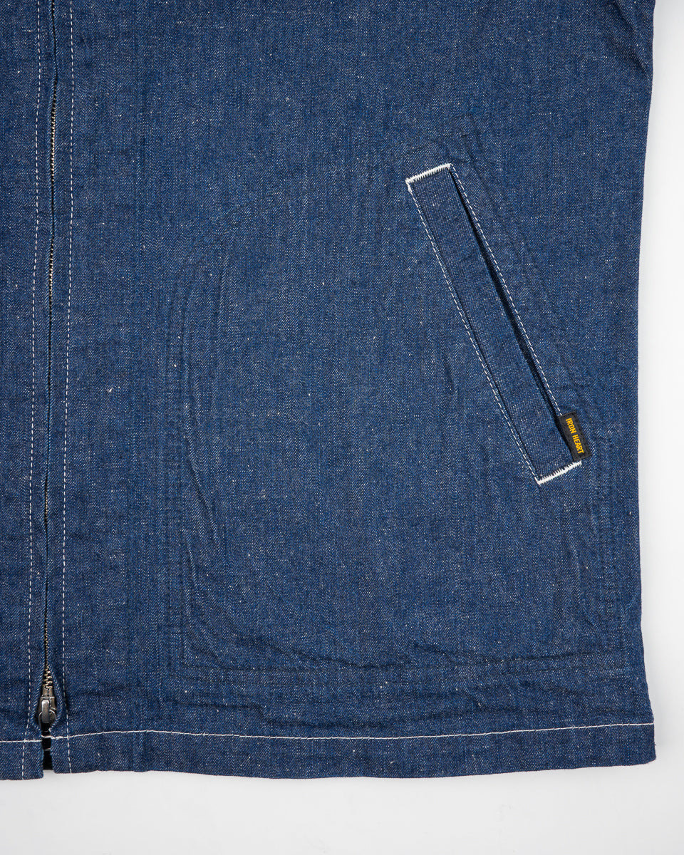 IHJ-146-IND 10oz Nep Denim Windbreaker - Indigo - 7