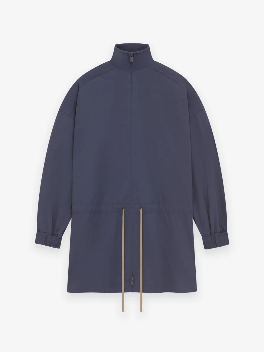 Military Nylon Mockneck Anorak - 1