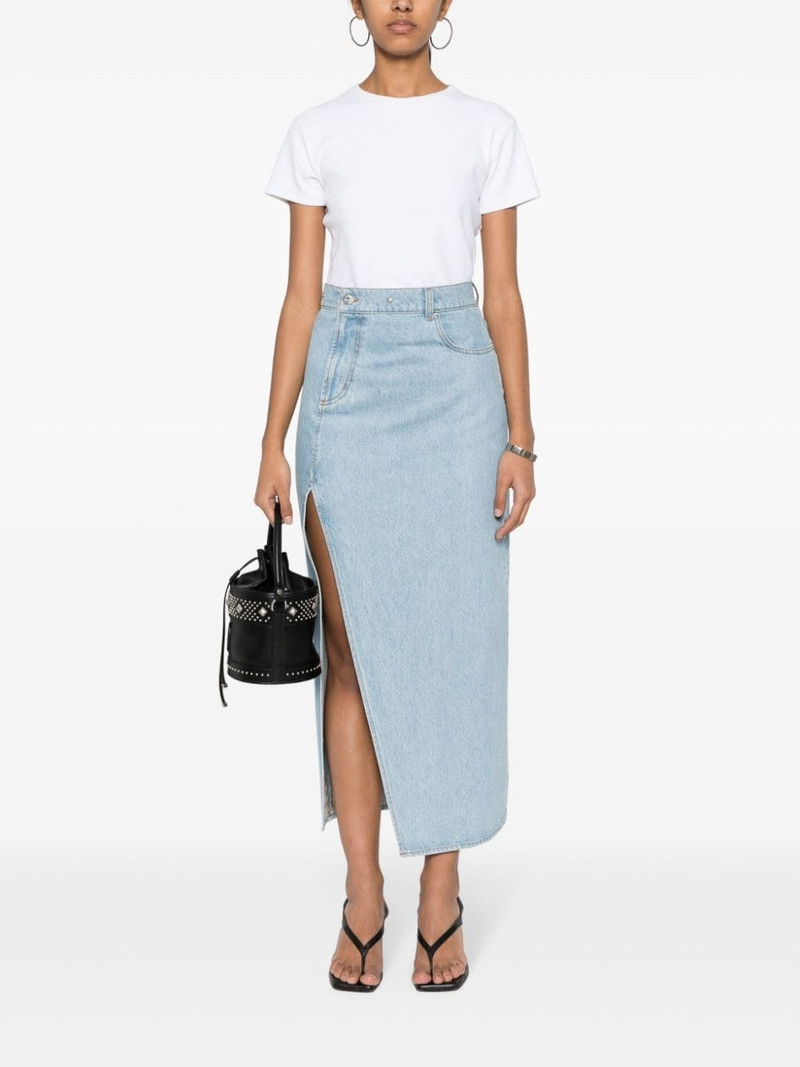 THE MANNEI fine-ribbed T-shirt outlook