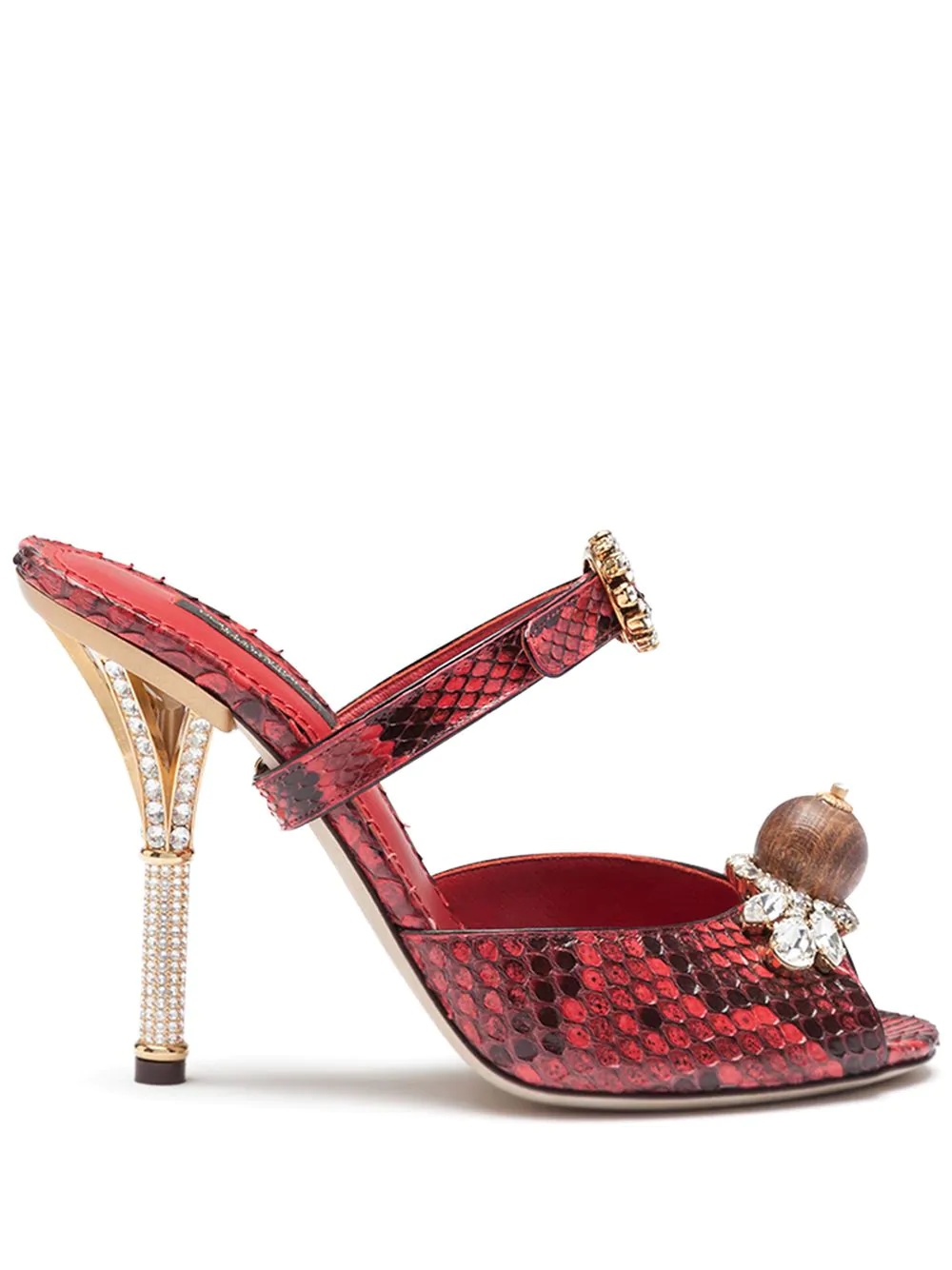 jewel-embellished sandals - 1