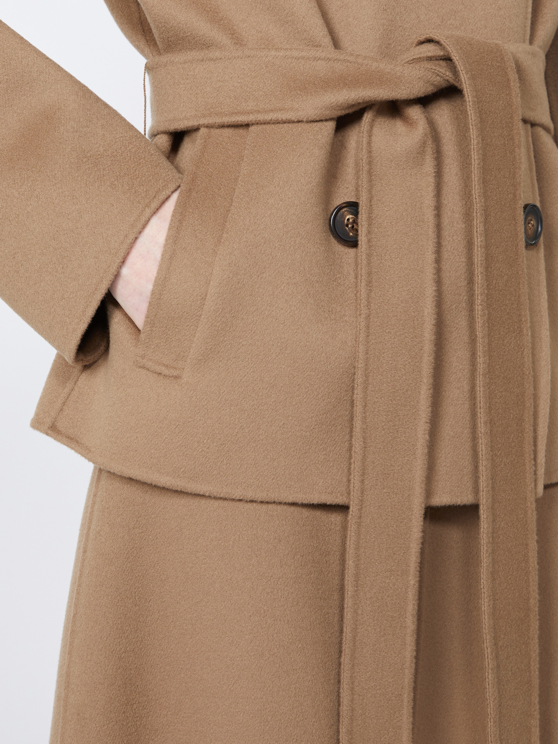CAROLINA Double-breasted coat in double-sided wool - 6