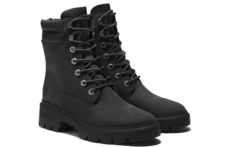 (WMNS) Timberland Cortina Valley 6 Inch Waterproof Boots 'Black Nubuck' A5NBY015 - 3
