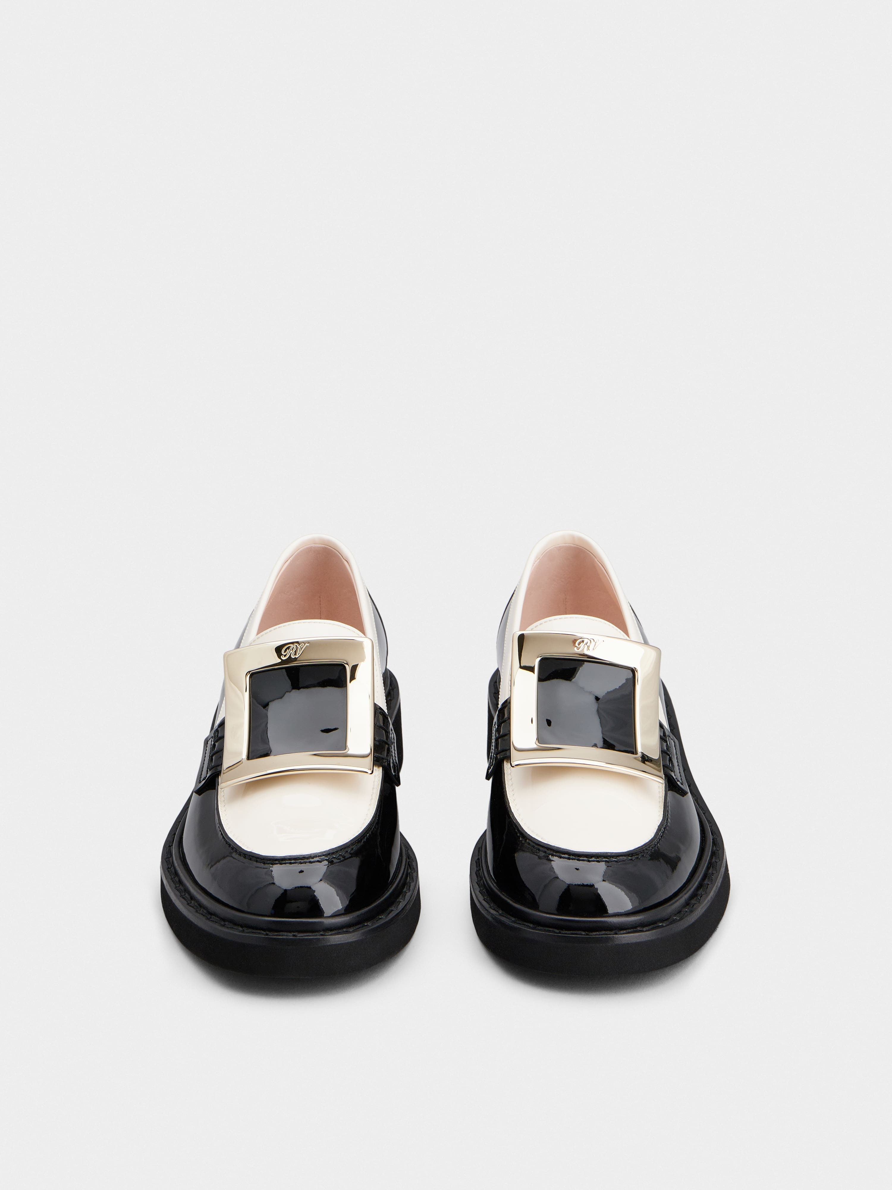 Viv' Rangers Metal Buckle Loafers in Patent Leather - 7
