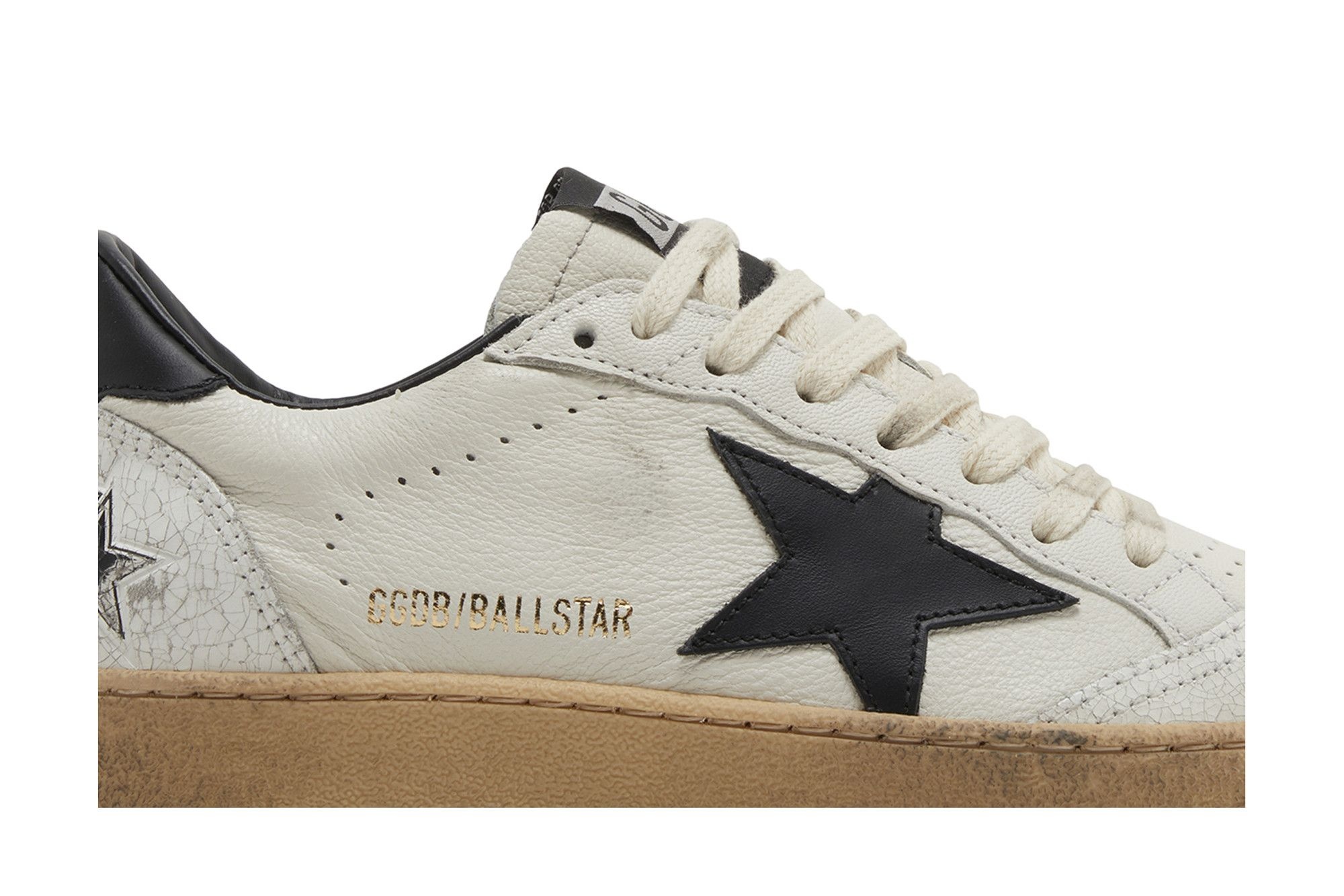 Golden Goose Wmns Ball Star 'White Black' - 2