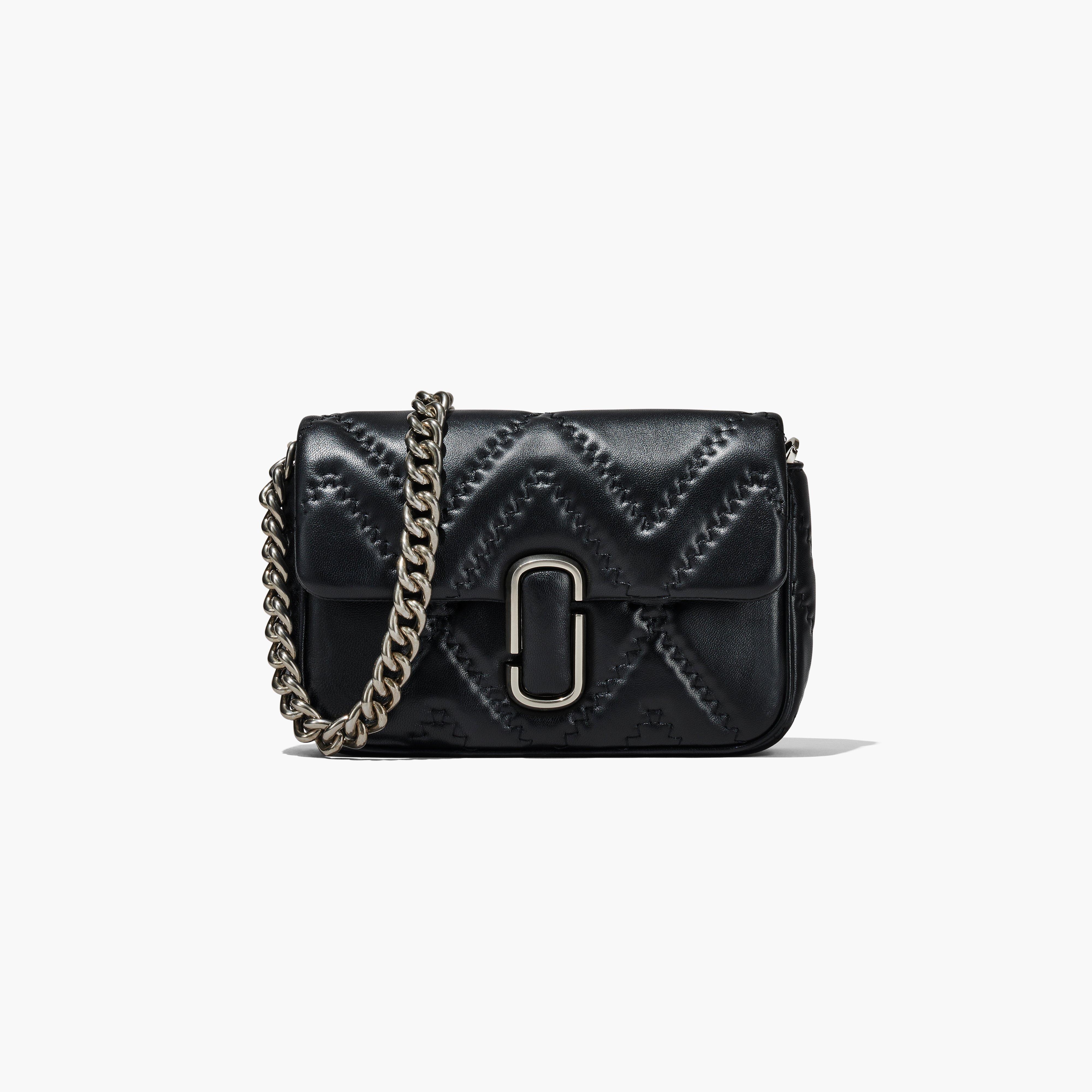 THE QUILTED LEATHER J MARC SHOULDER BAG - 1