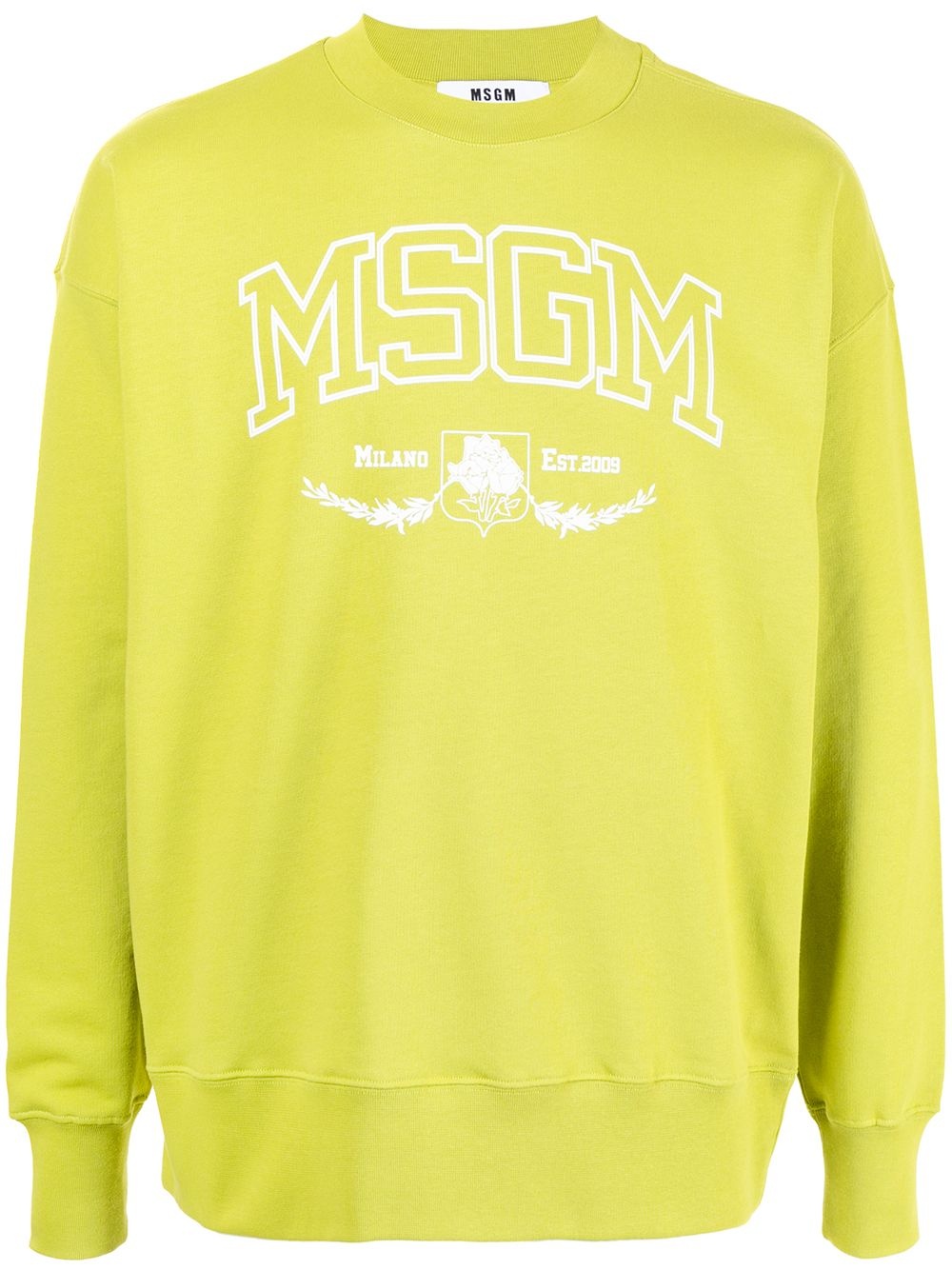 logo print sweatshirt - 1