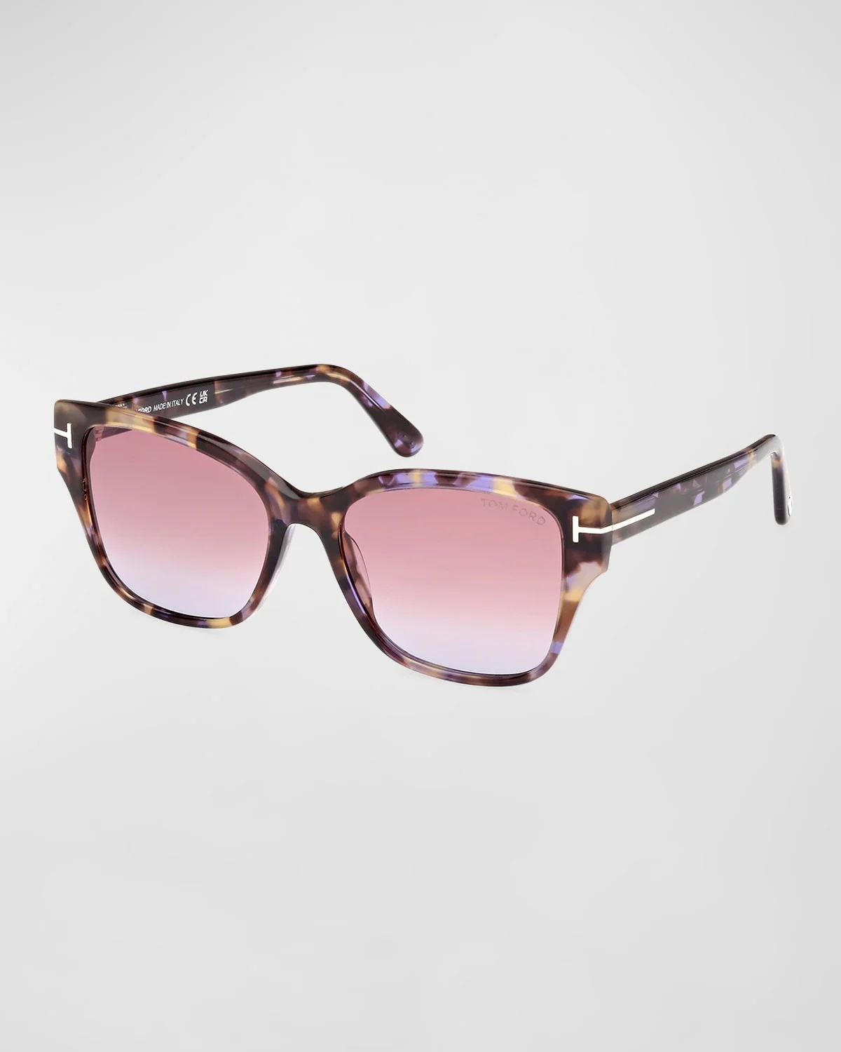 Elsa Gradient Acetate Butterfly Sunglasses - 1