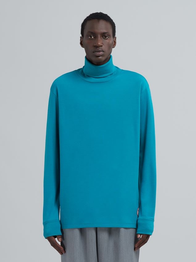 WOOL JERSEY T-SHIRT - 2