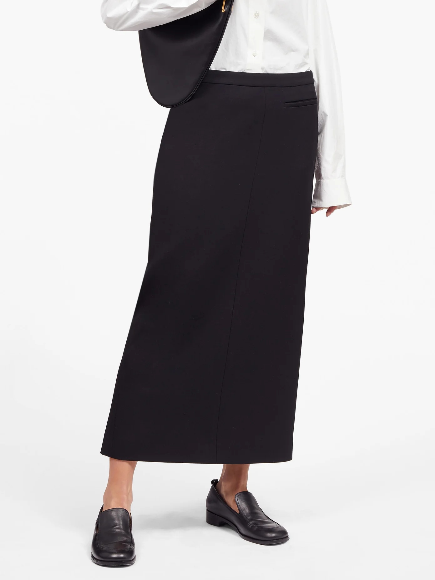 Pol slit-hem wool skirt - 6