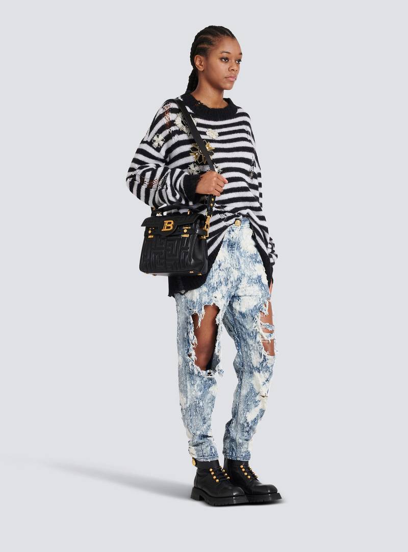 Balmain Quilted leather B-Buzz 23 bag outlook