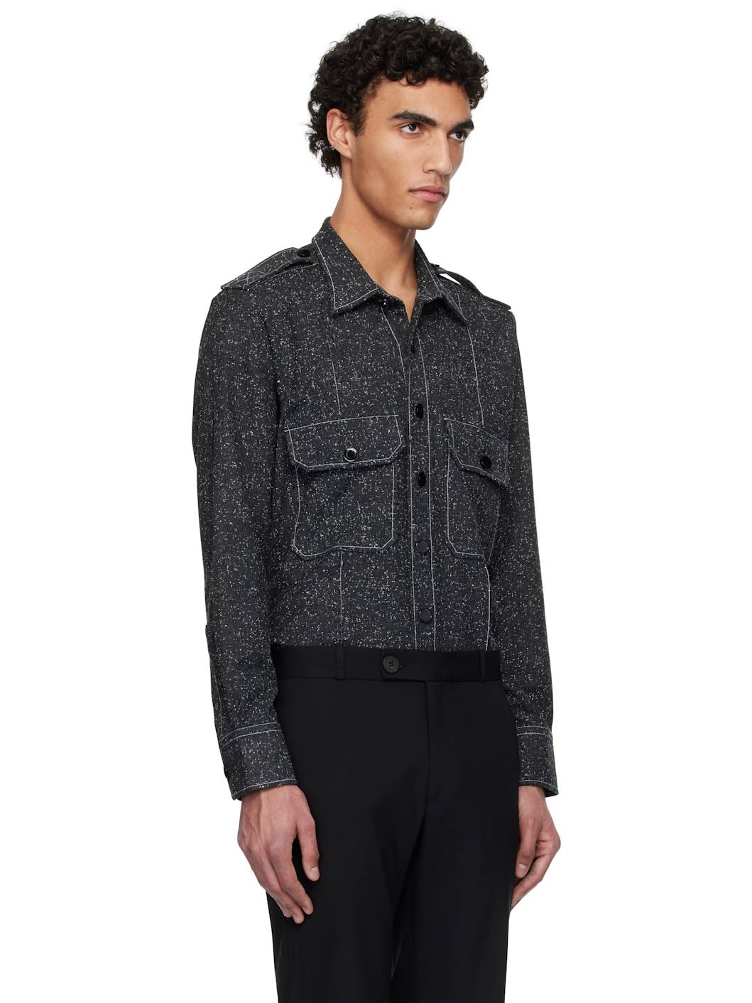 Gray Pocket Overshirt - 2