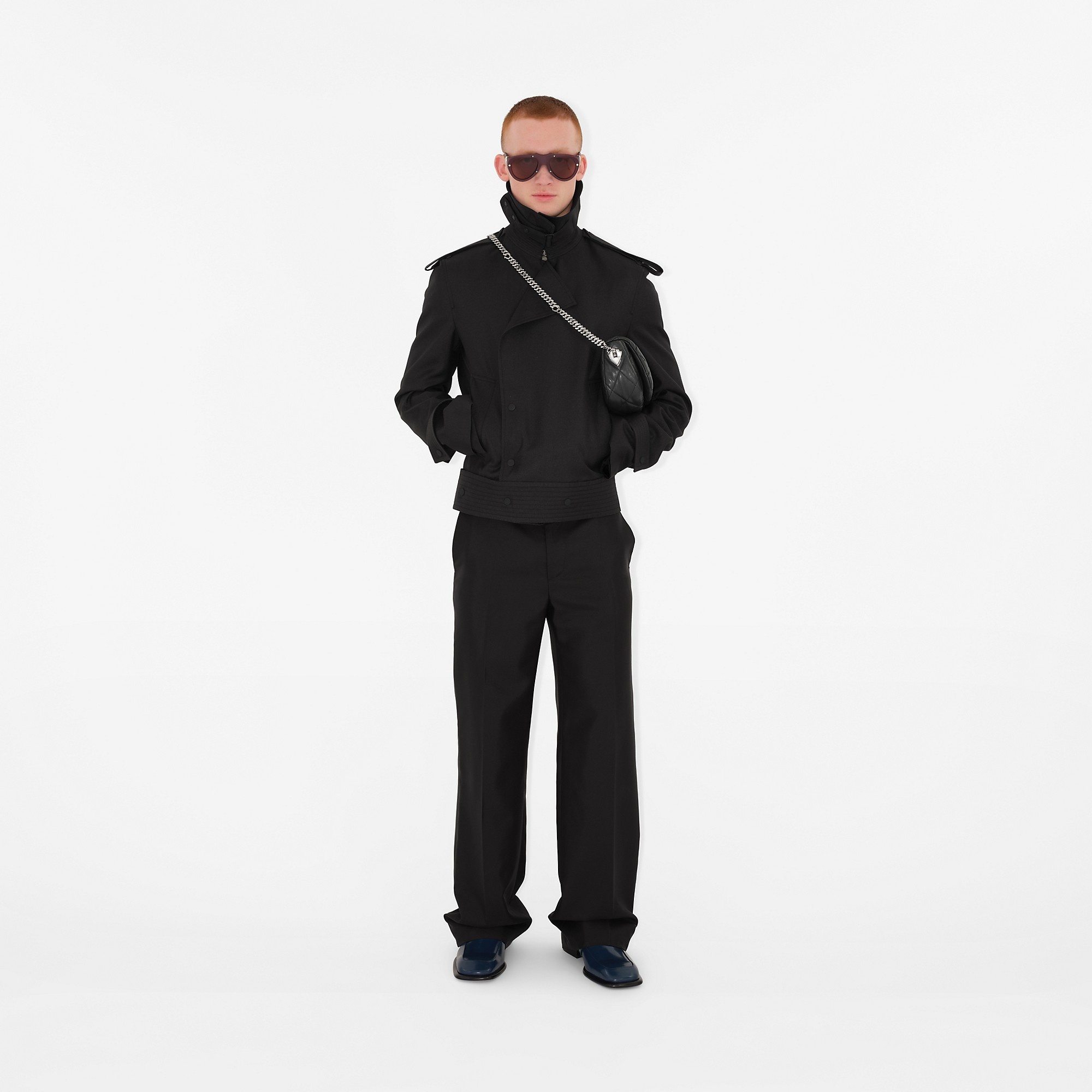 Wool Silk Tailored Trousers - 3