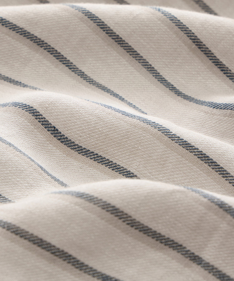 Striped Linen Popover Shirt 8