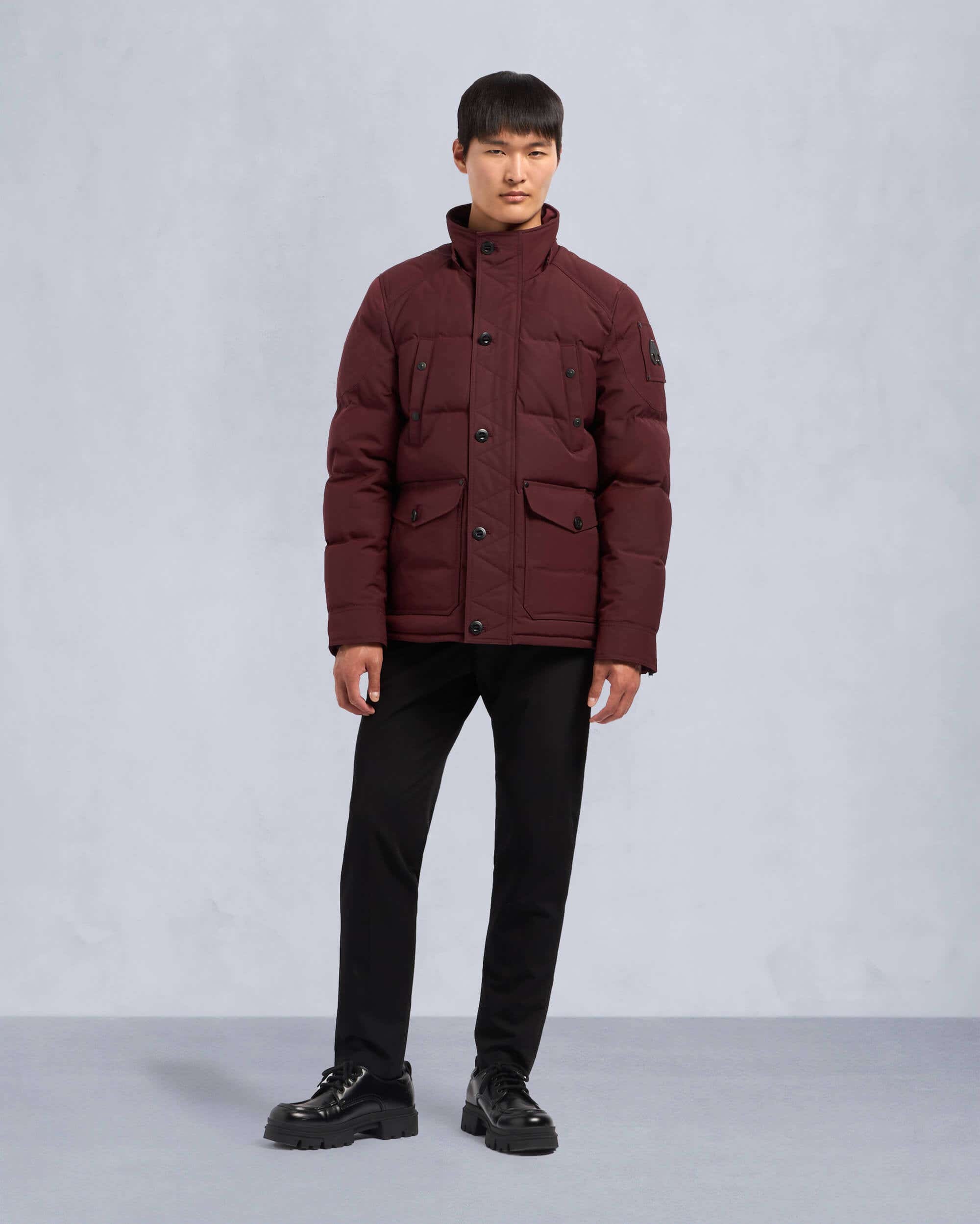 ONYX ROUND ISLAND SHEARLING DOWN JACKET - 7