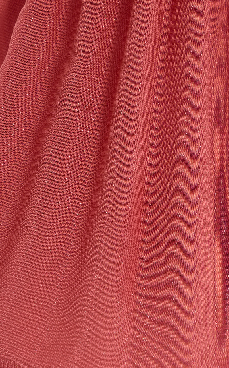 Pleated Tiered Midi Dress pink 5