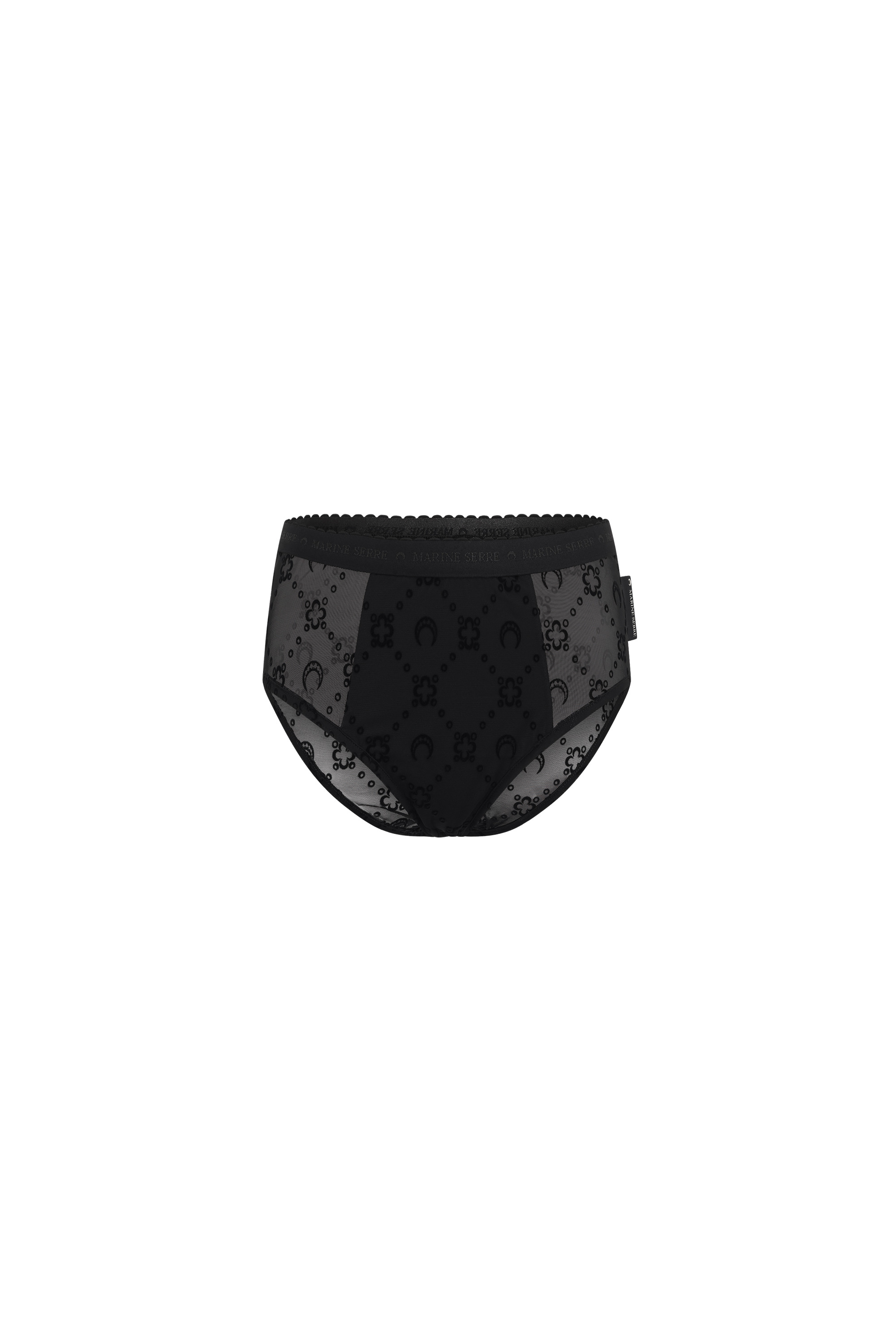 Moonogram Mesh Flock Brief - 1