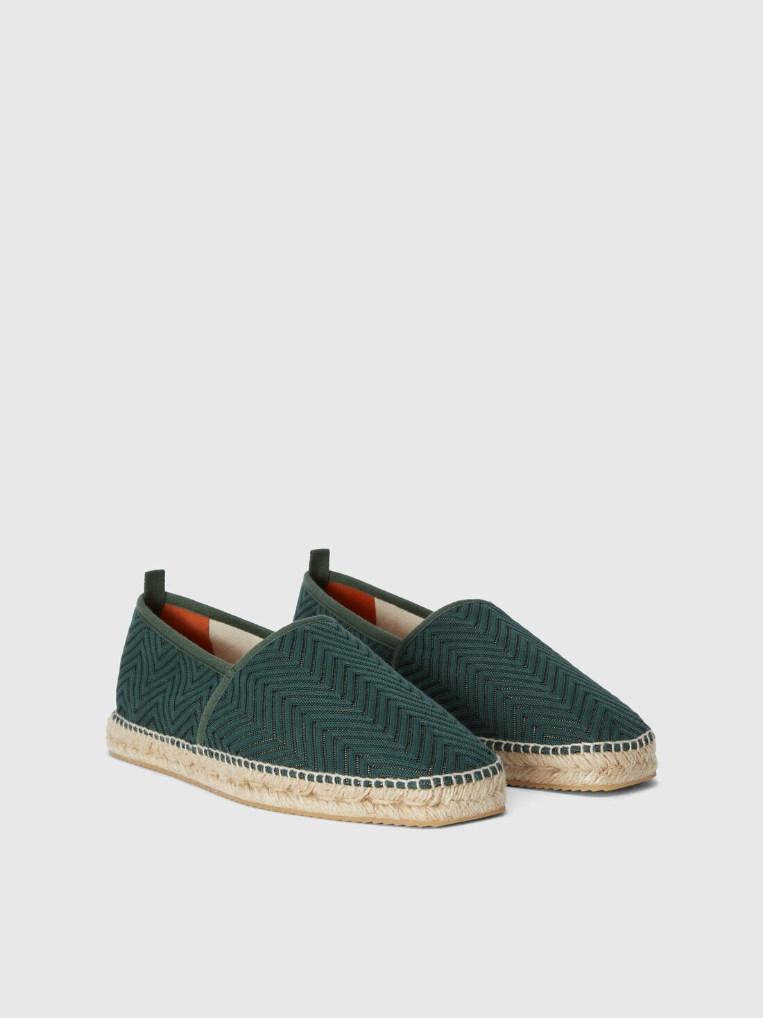 Zig zag pattern espadrilles with rope sole - 2