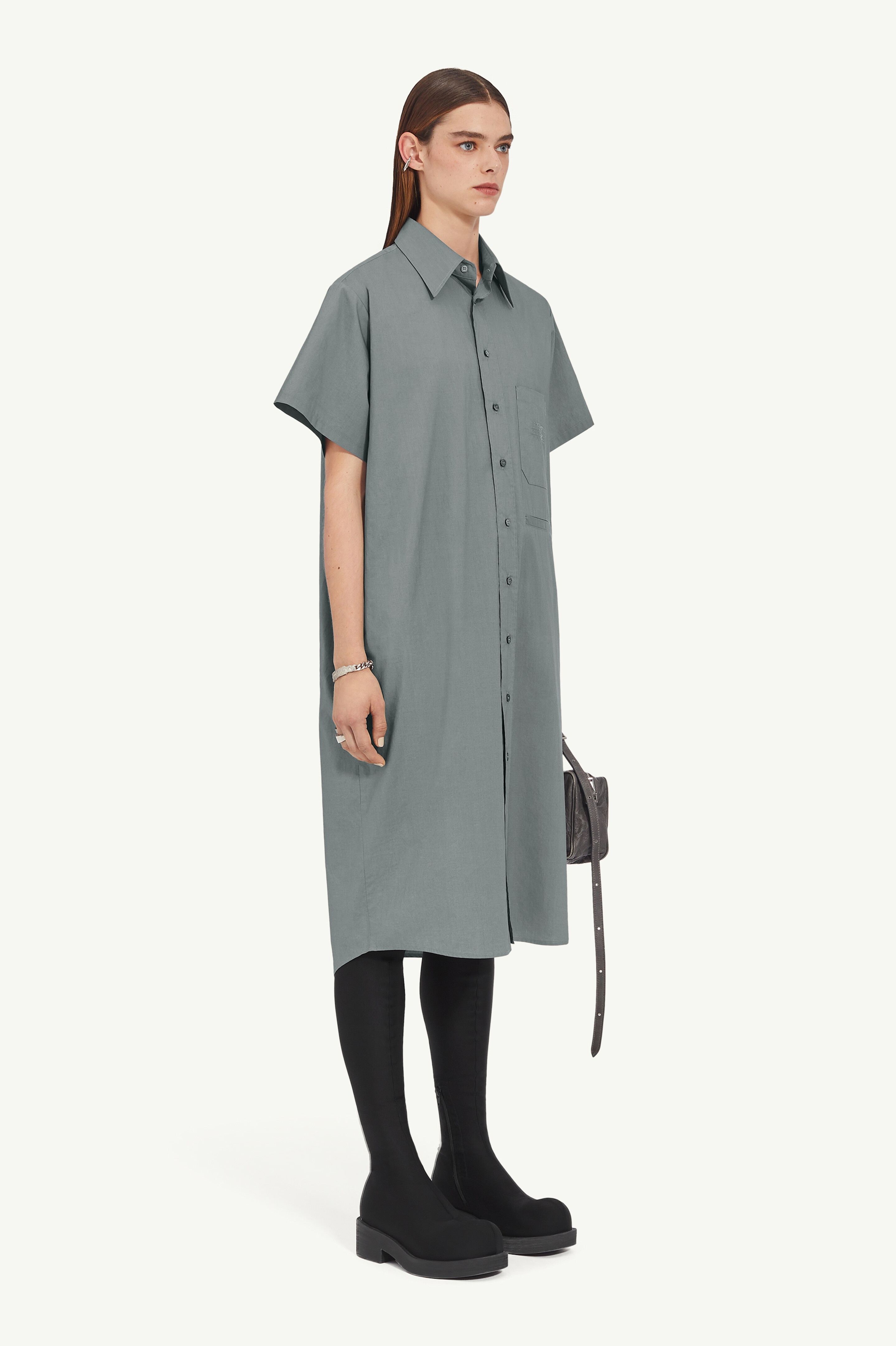 Cotton Midi Dress - 3