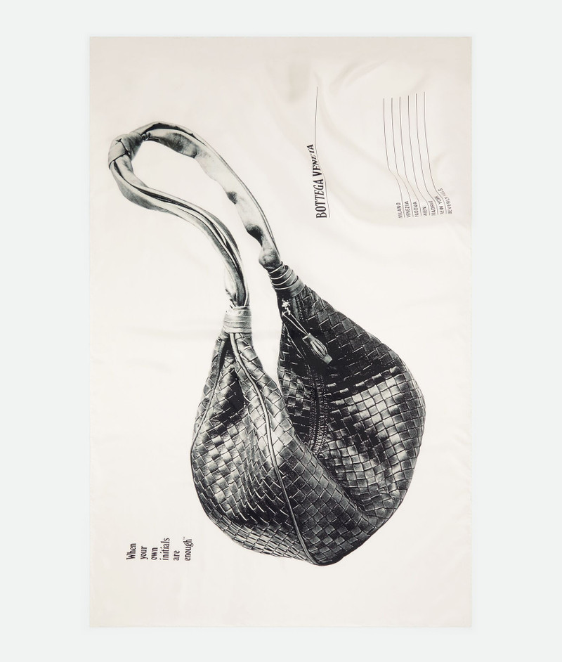Silk Twill Printed Foulard 1