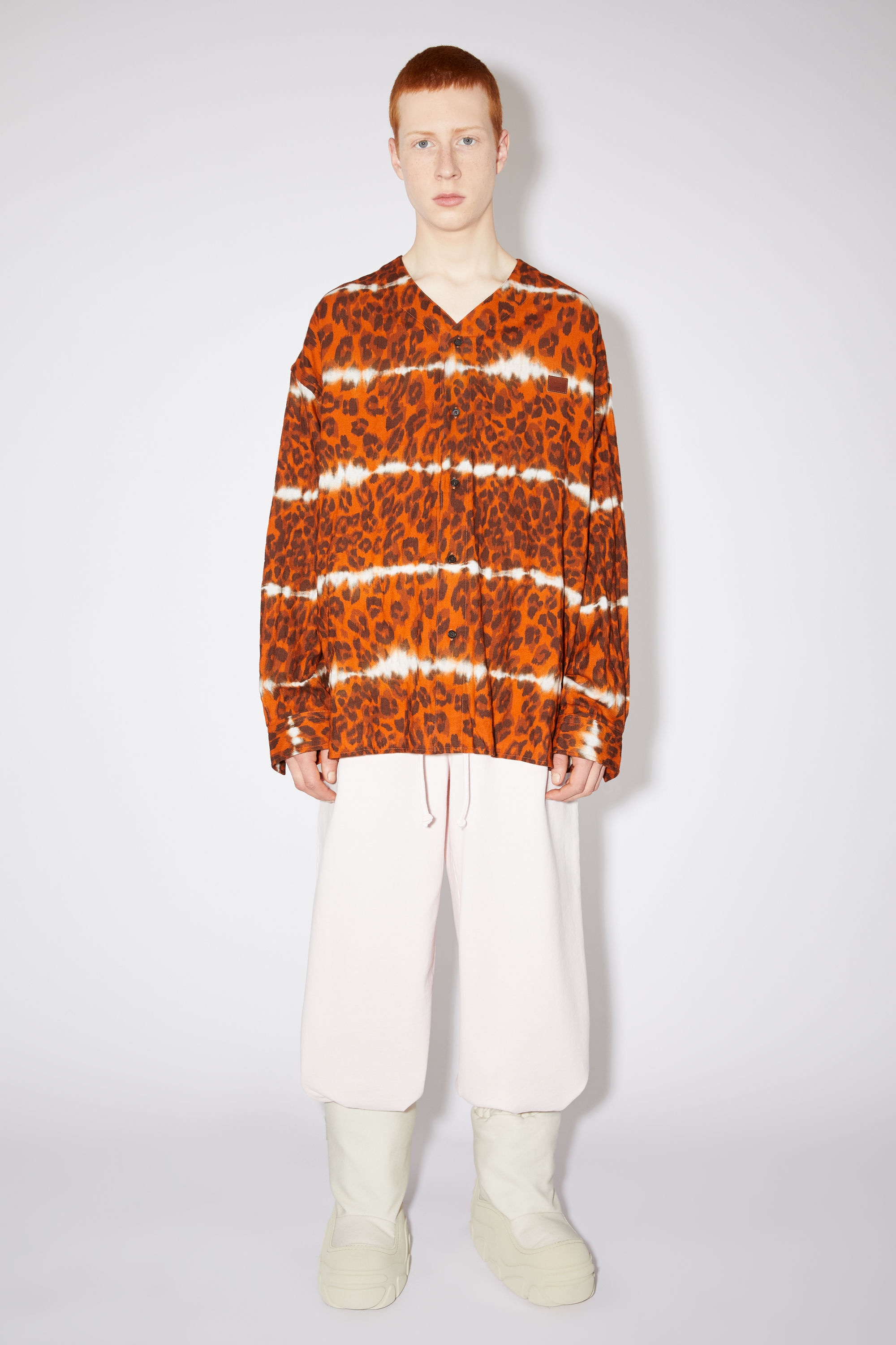 Long sleeve shirt - Rust red/brown - 2