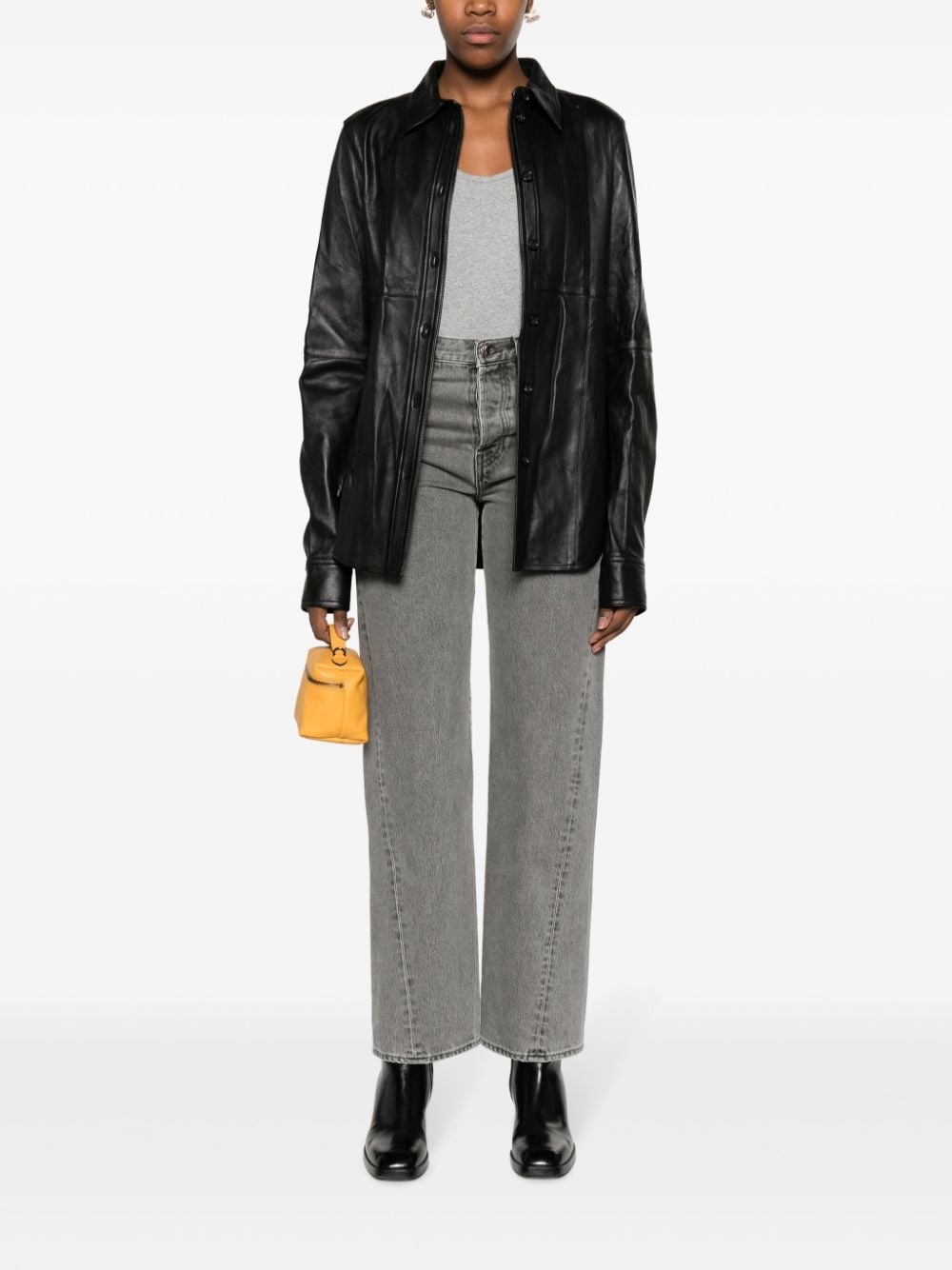 mid-rise straight-leg jeans - 2