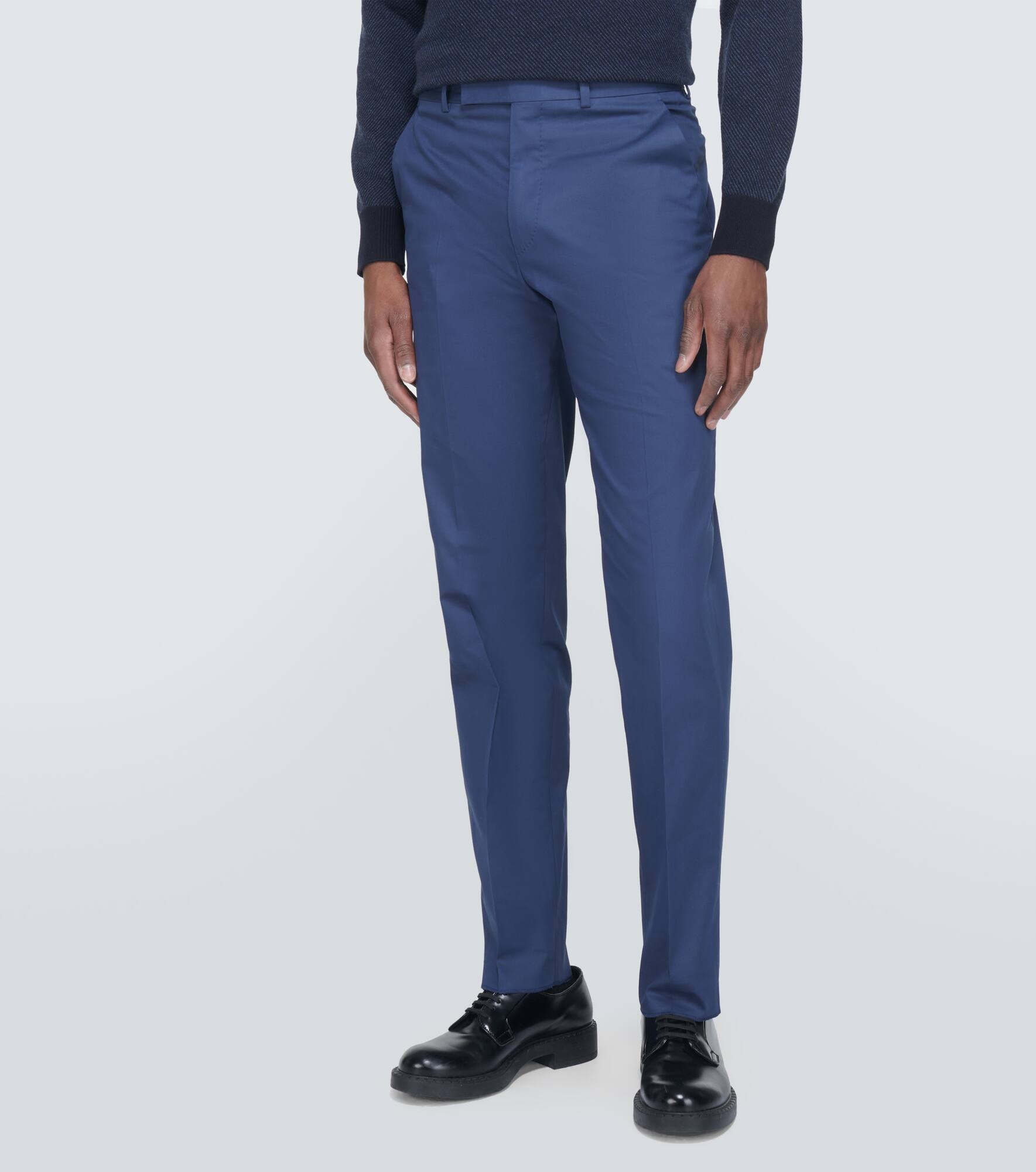 Cotton blend suit pants - 3