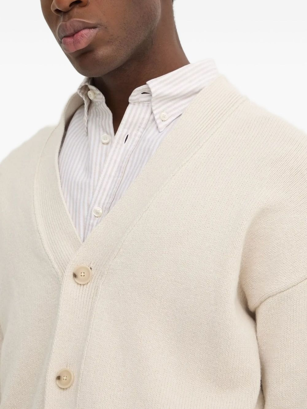 button-up cardigan - 3