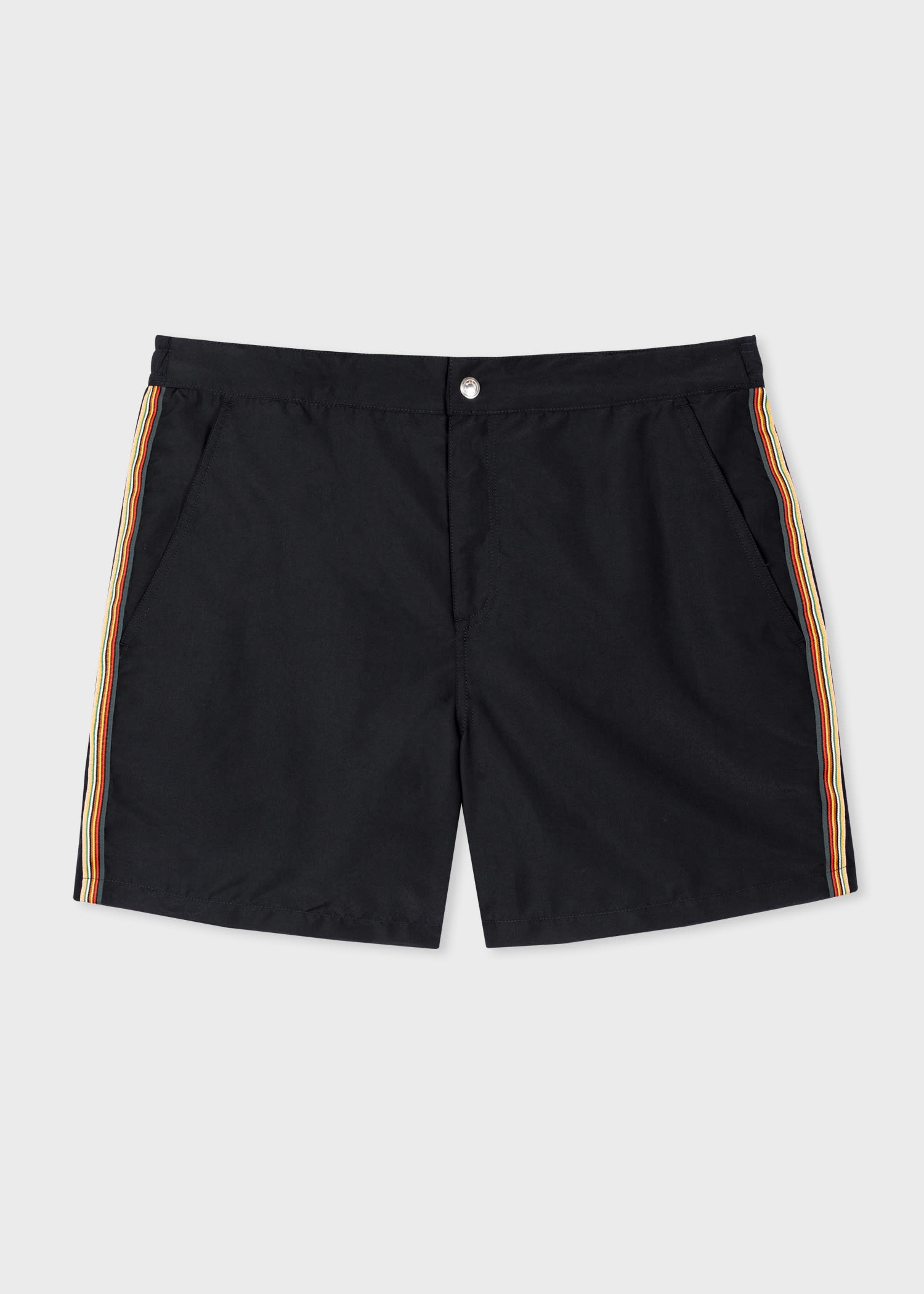 Recycled-Polyester 'Signature Stripe' Swim Shorts - 1