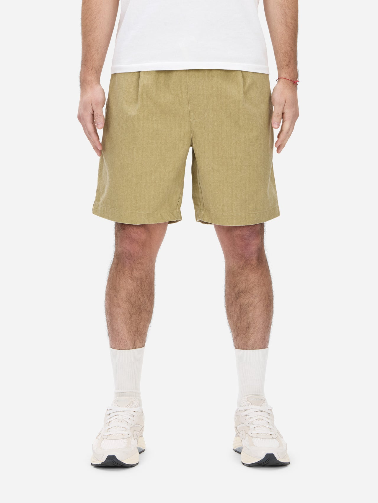 Drawstring Short - Sand HBT - 3