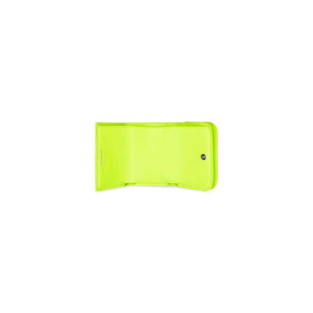 Women's Le Cagole Mini Wallet  in Fluo Yellow - 2