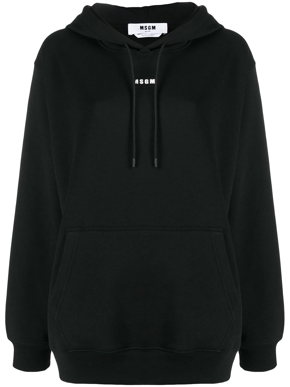 logo-print hoodie - 1