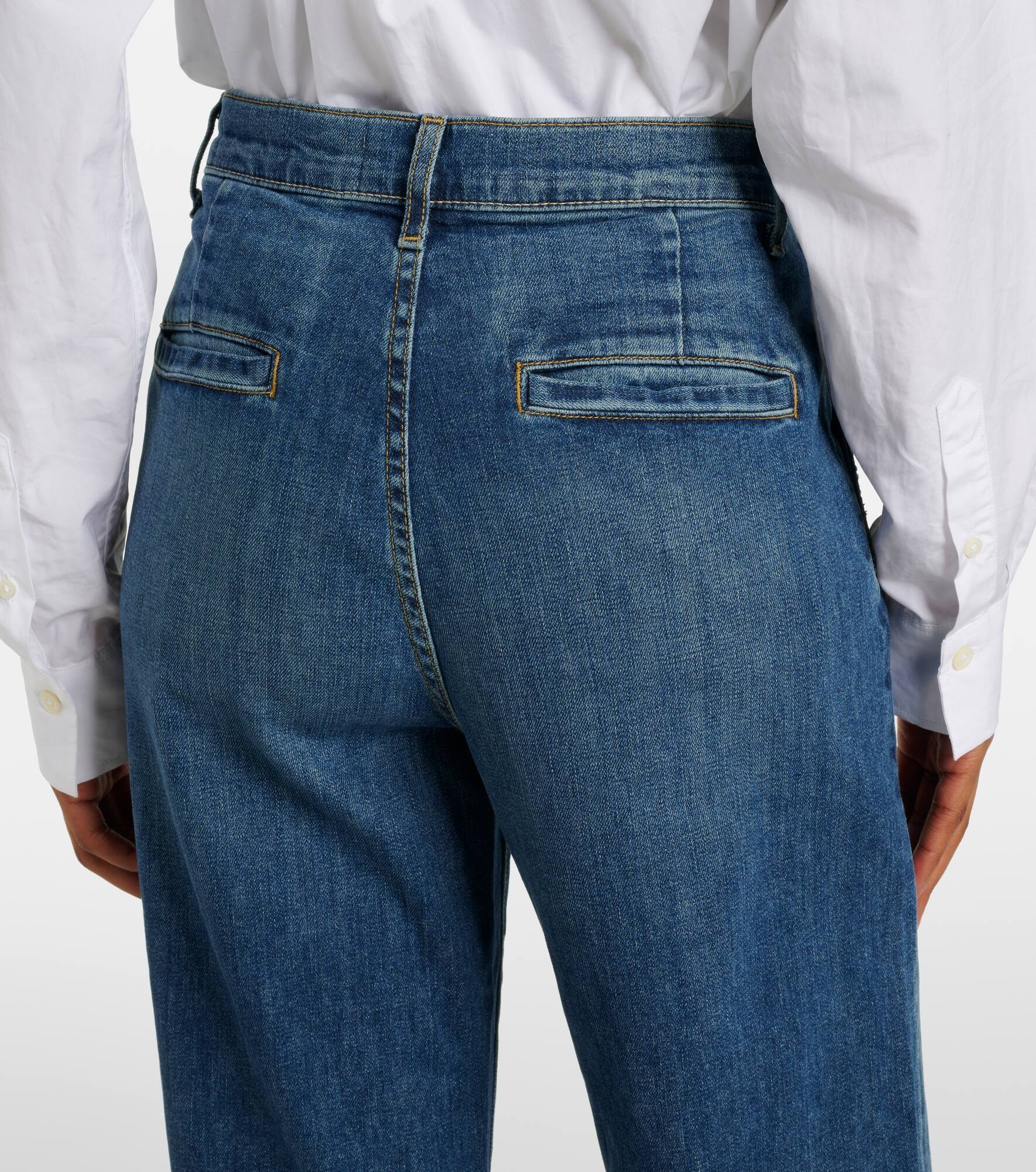 Anna mid-rise flared jeans - 6