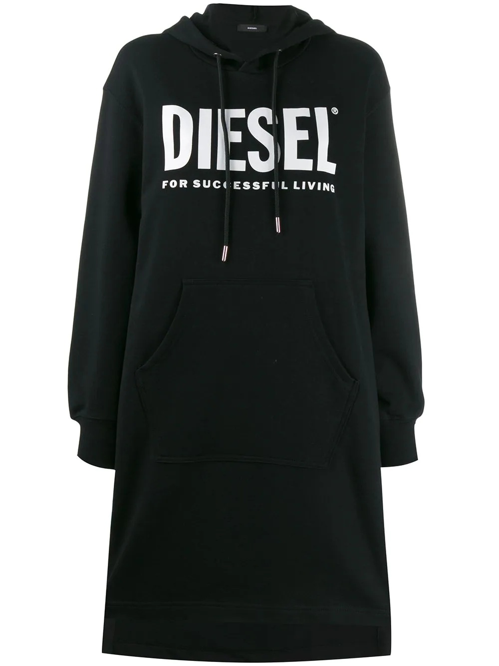 logo print sweat dress - 1