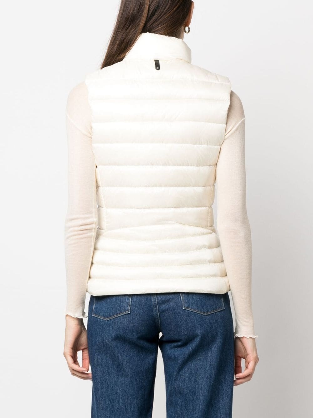 logo-patch puffer gilet - 4
