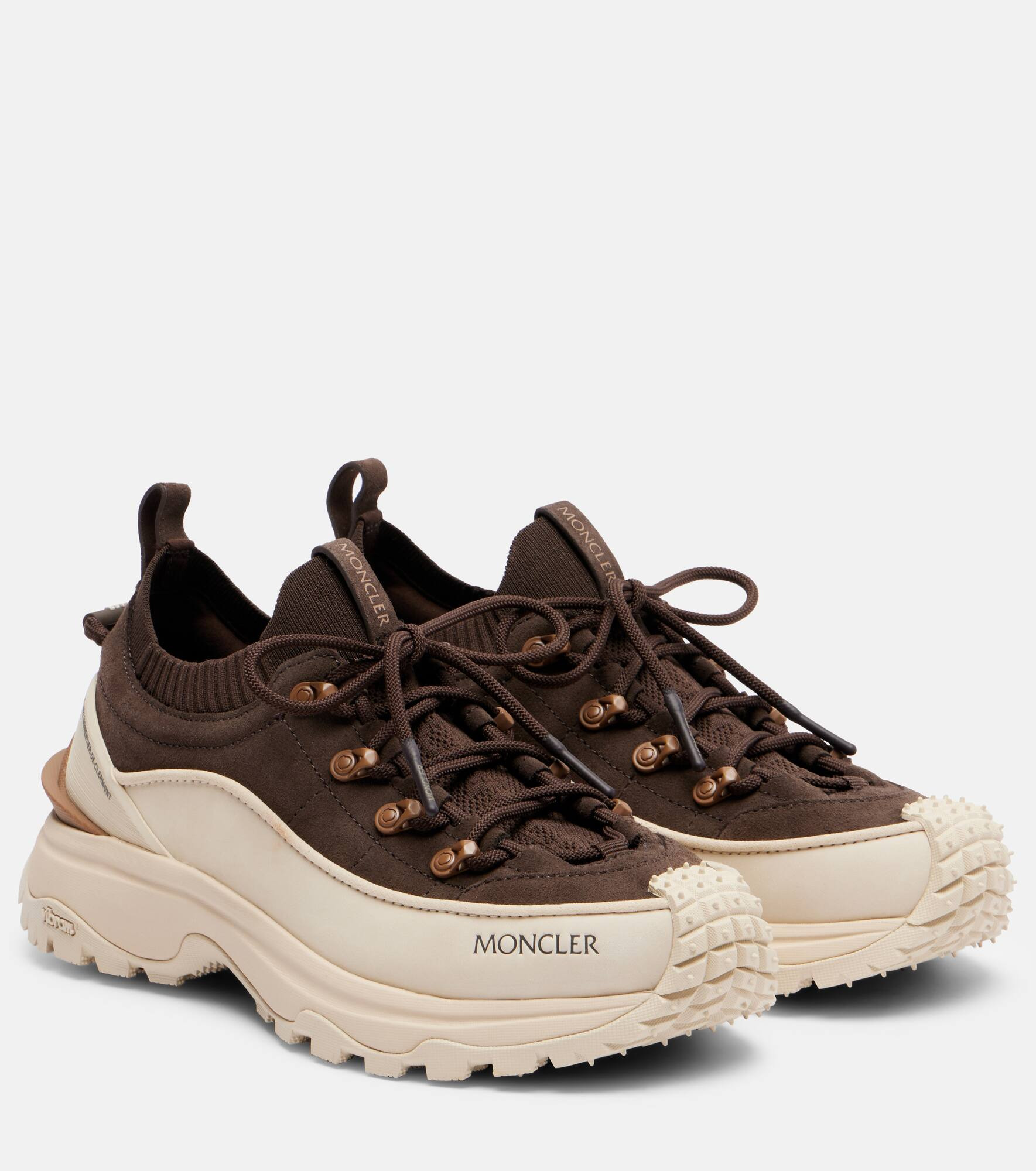 Trailgrip Lite3 nubuck and suede sneakers - 1