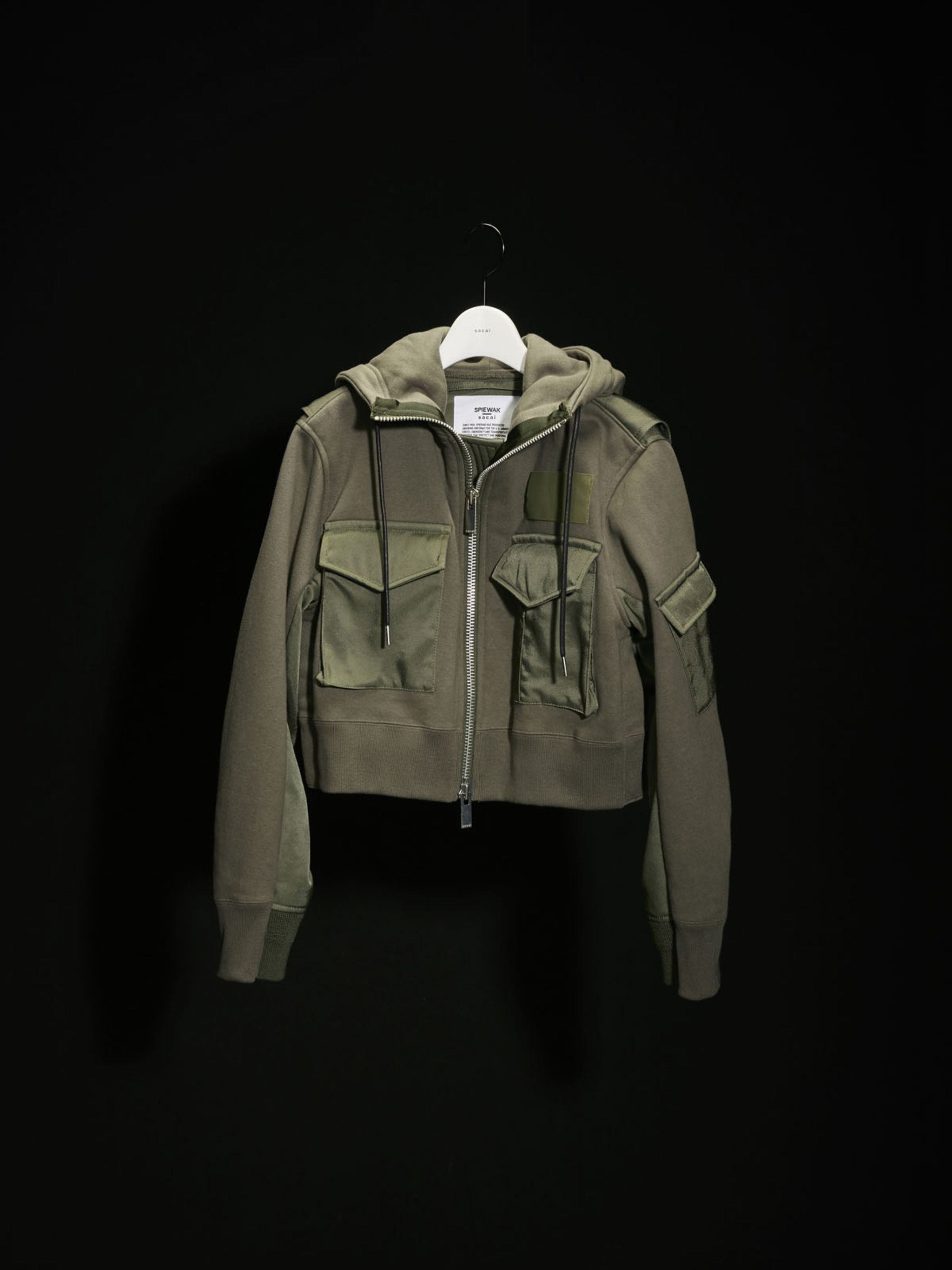 sacai x SPIEWAK Cotton Jersey Hoodie - 2