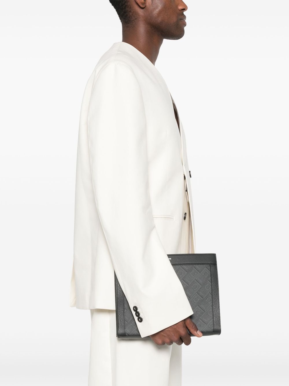 Monogram clutch bag - 4