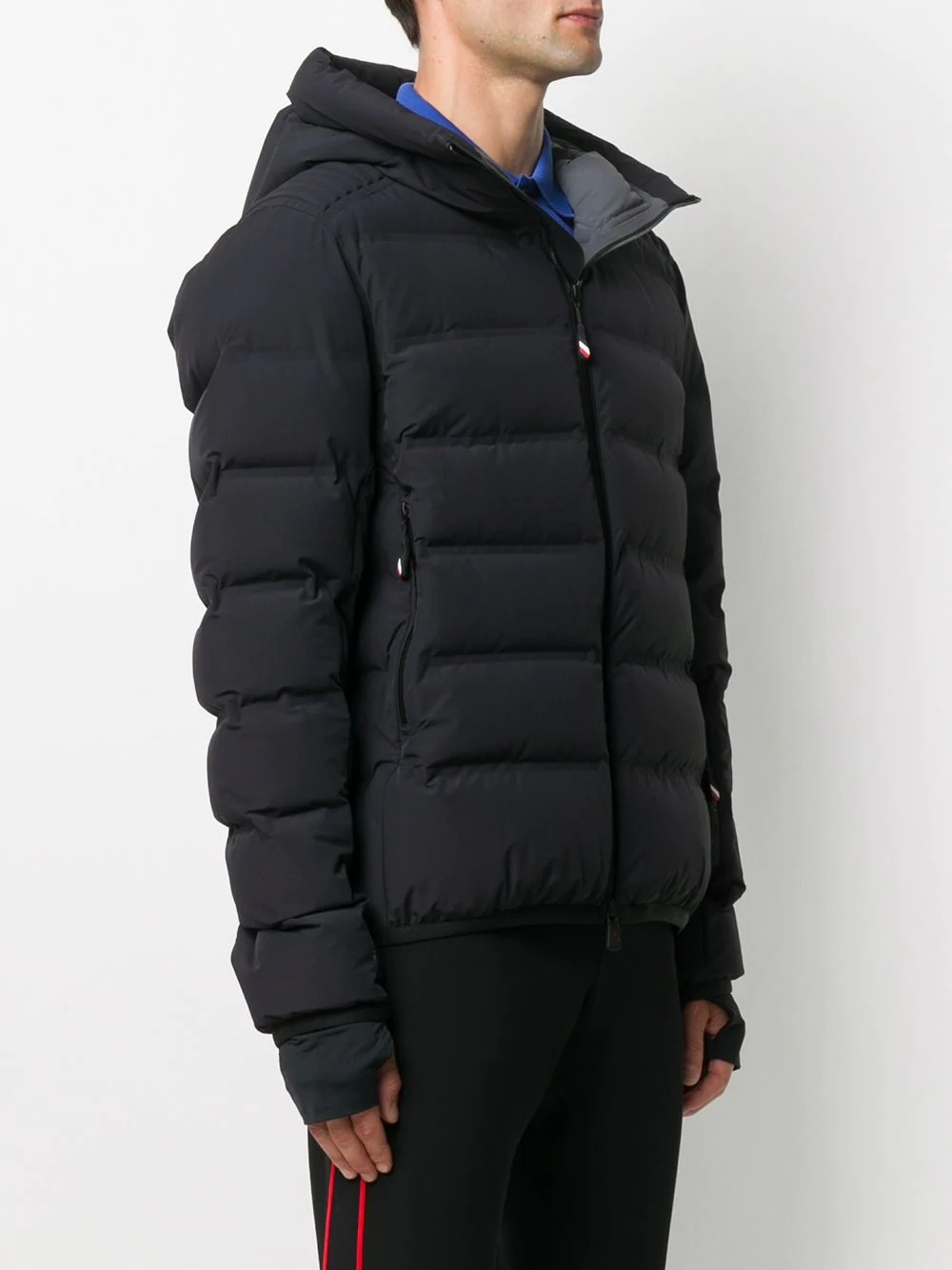 quilted short hooded jacket - 3