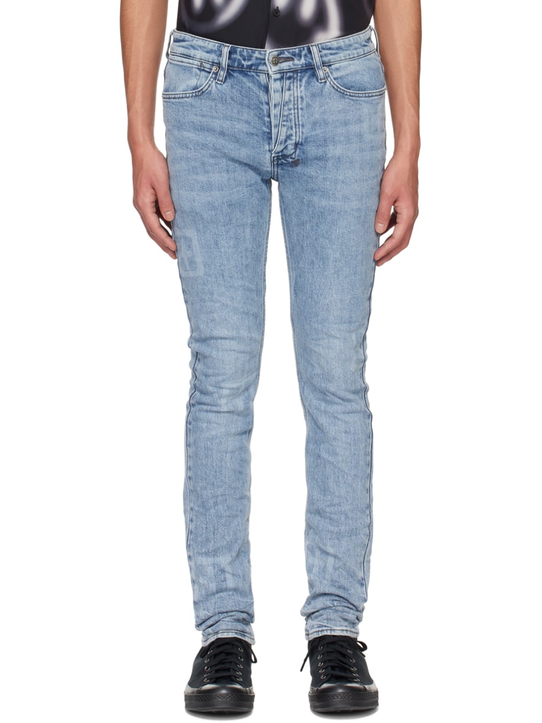 Blue Van Winkle Buzzed Jeans - 1
